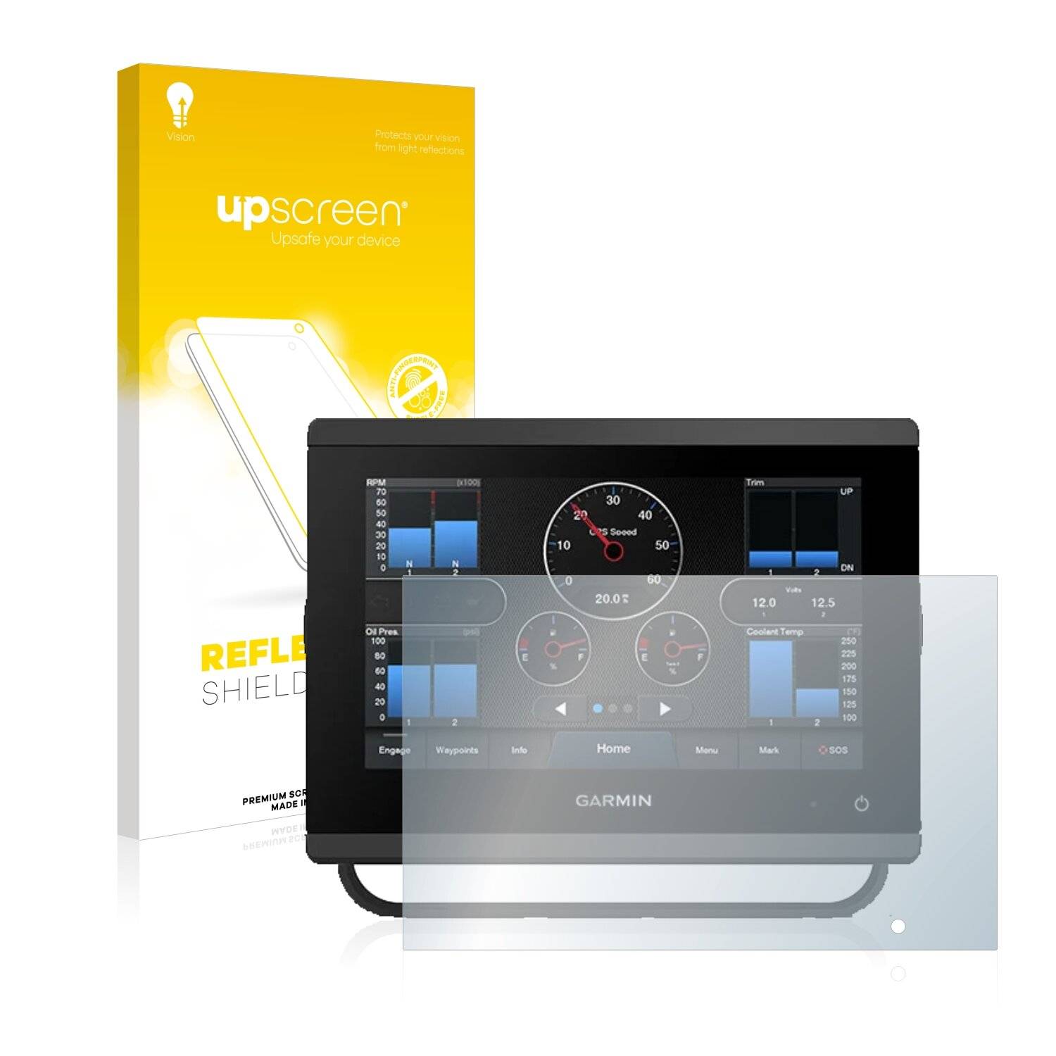upscreen Reflection Shield Matte Premium Displayschutzfolie für Garmin GPSMAP