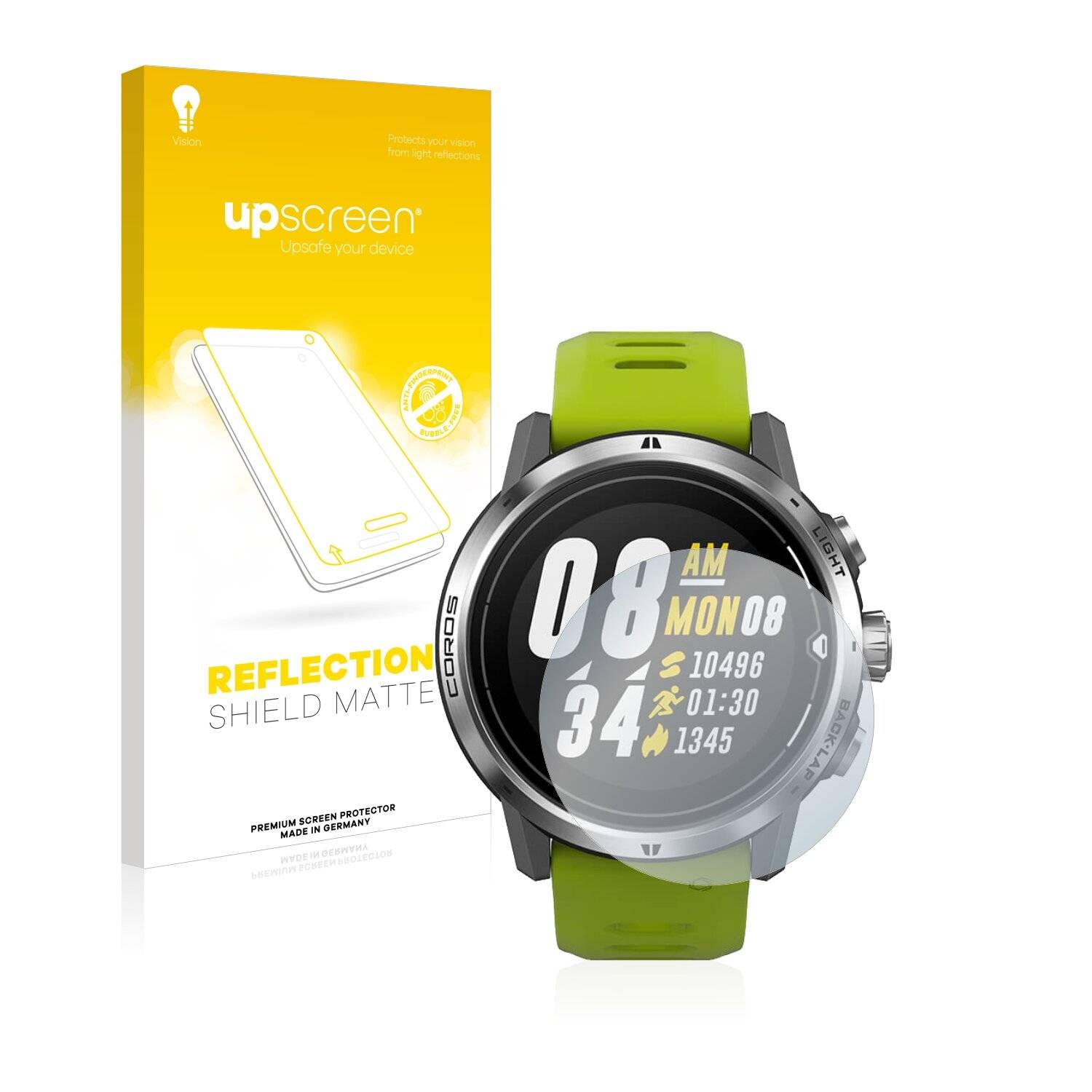 upscreen Reflection Shield Matte Premium Displayschutzfolie für Coros Apex