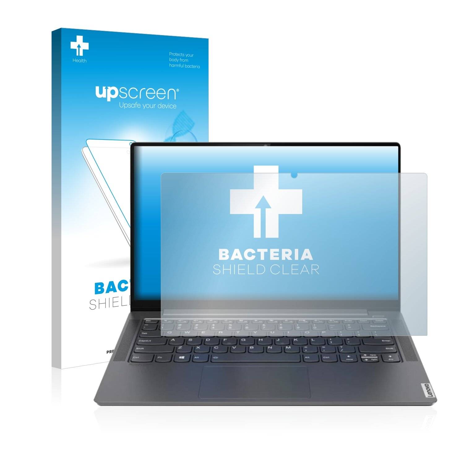 upscreen Bacteria Shield Clear Premium Antibakterielle Displayschutzfolie für Lenovo Yoga