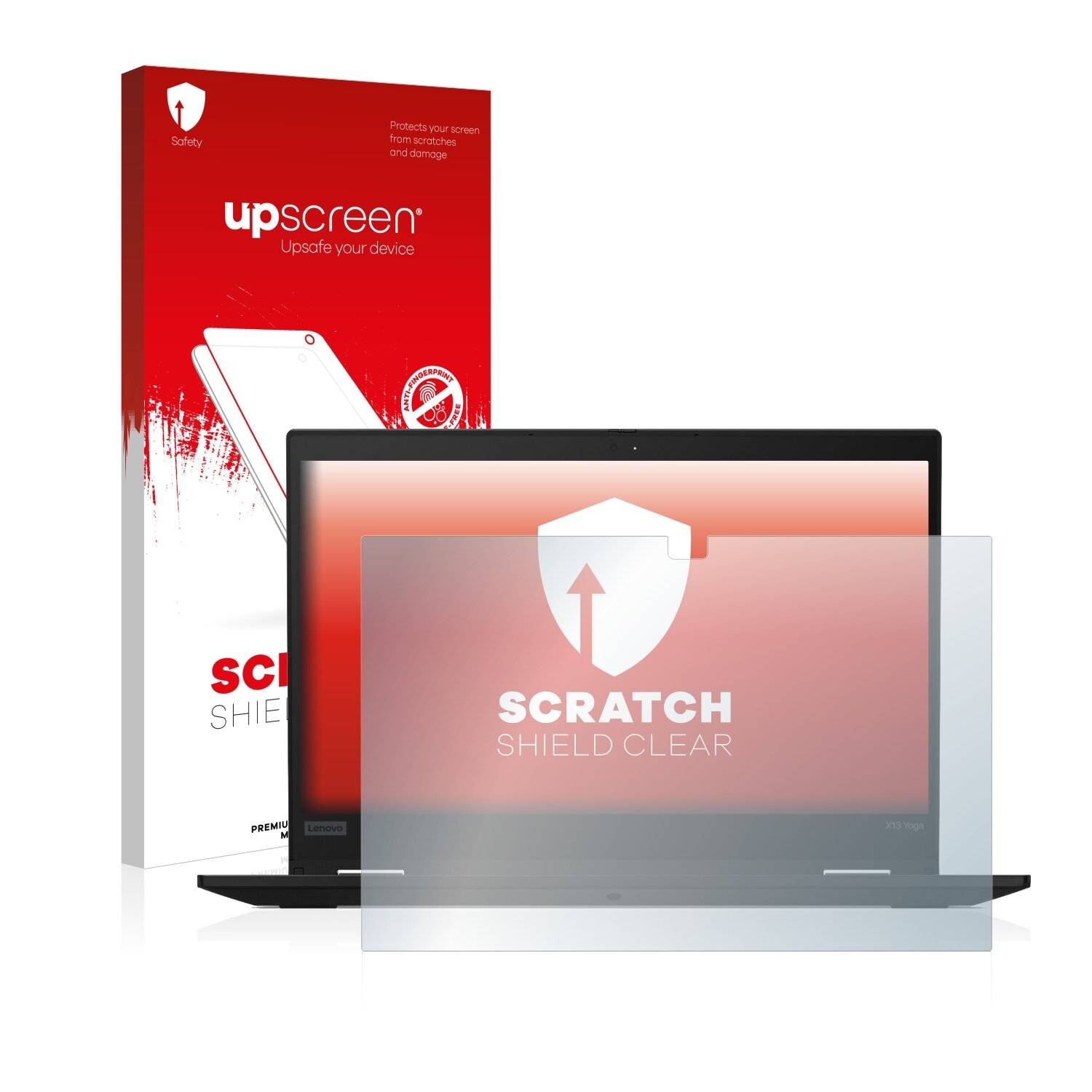 upscreen Scratch Shield Clear Premium Displayschutzfolie für Lenovo ThinkPad X13 Yoga Gen
