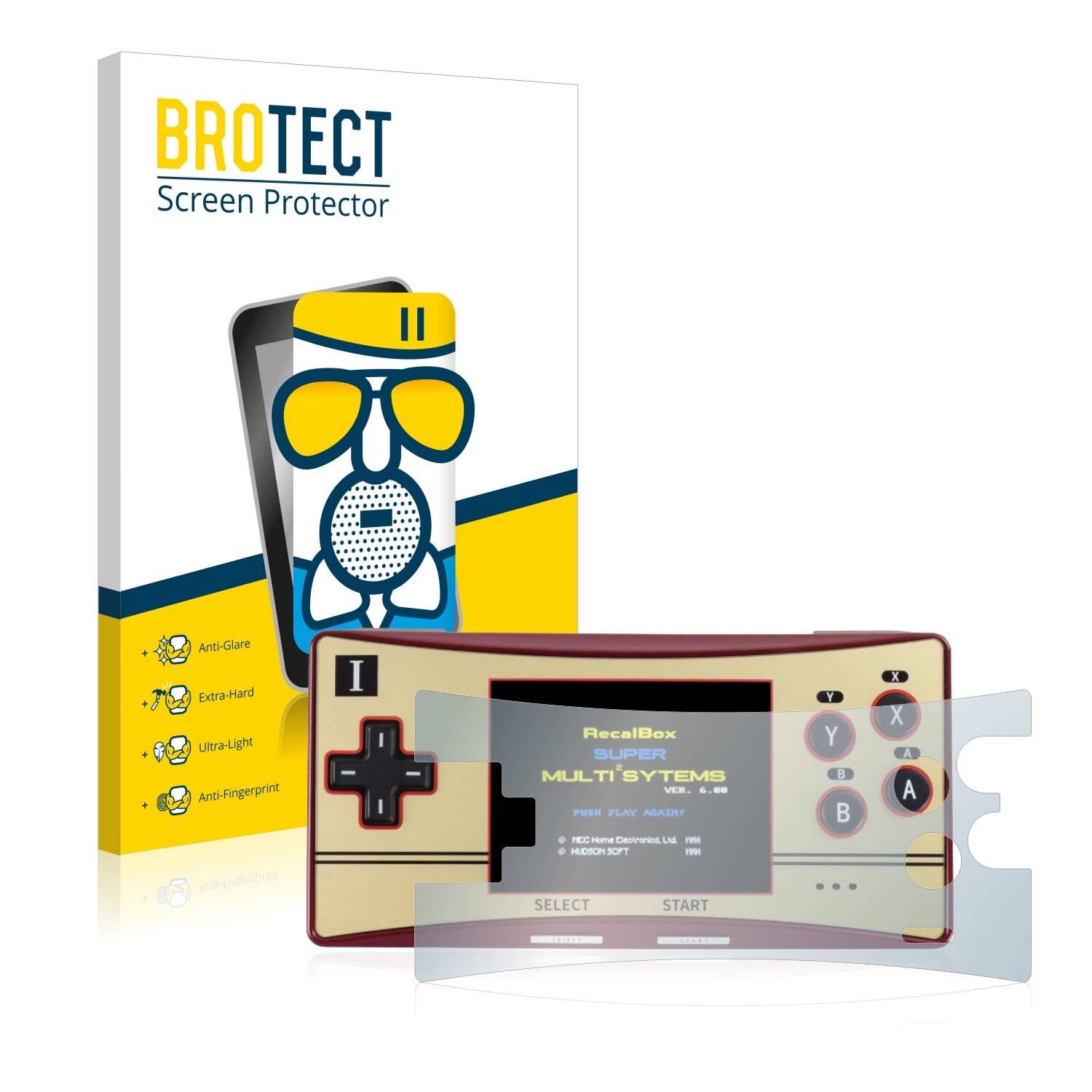 BROTECT AirGlass Matte Schutzglas Folie für Waveshare