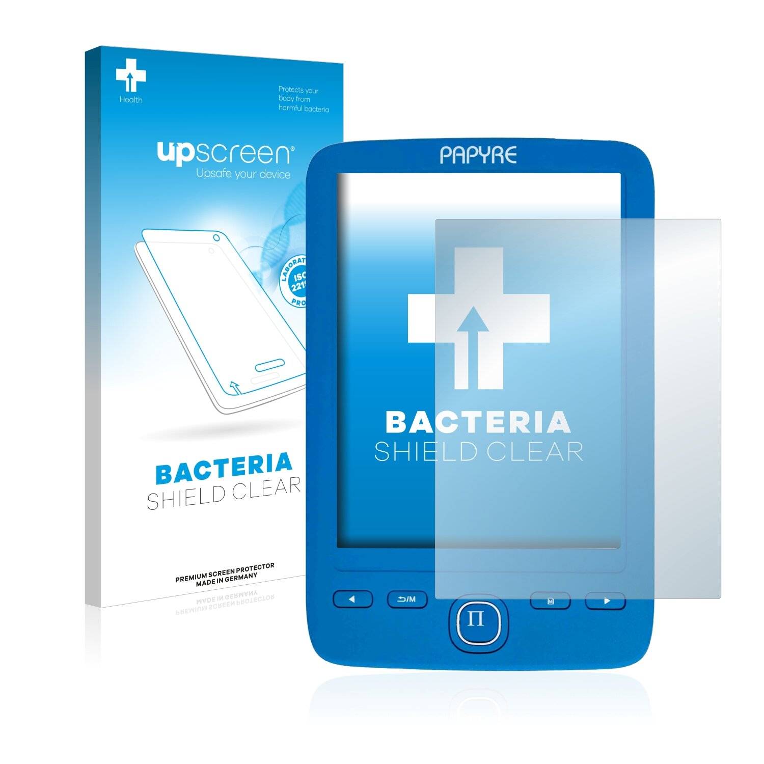 upscreen Bacteria Shield Clear Premium Antibakterielle Displayschutzfolie für Grammata