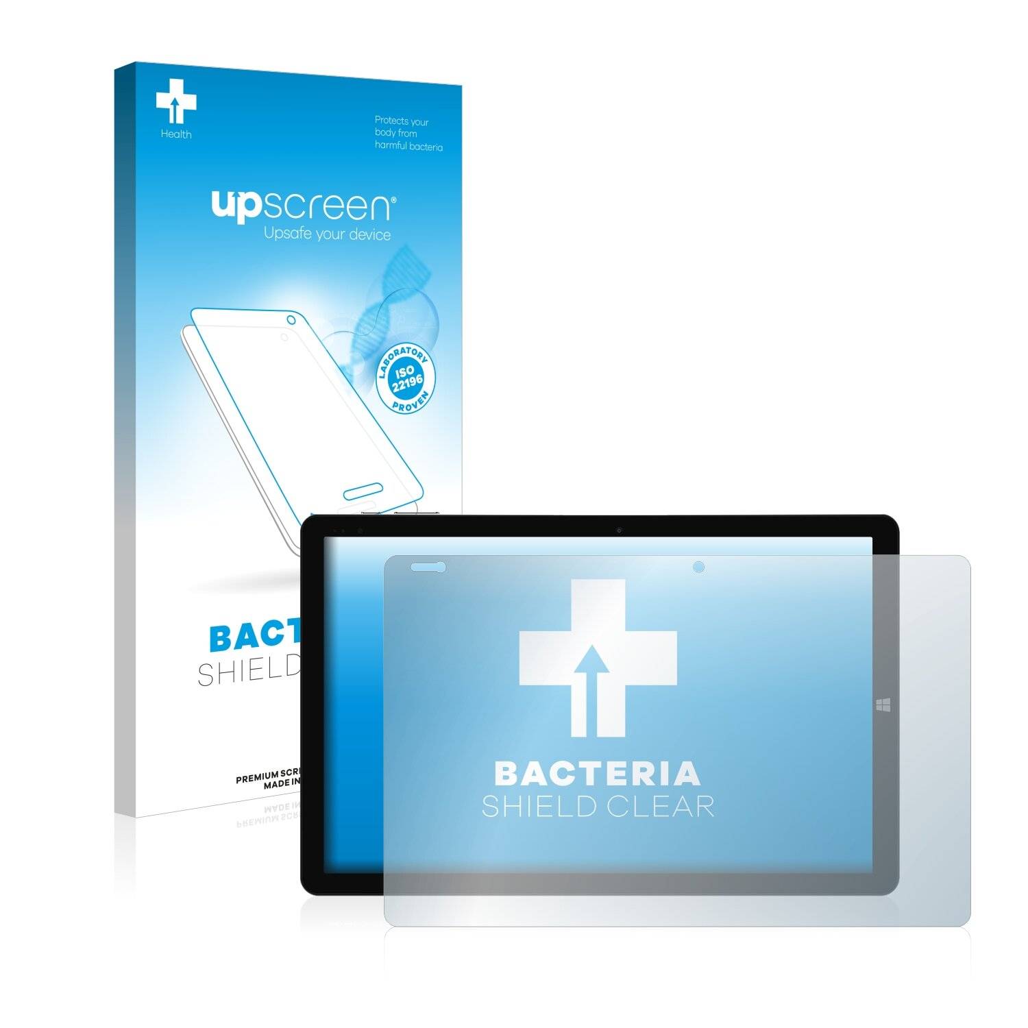 upscreen Bacteria Shield Clear Premium Antibakterielle Displayschutzfolie für Chuwi Hi10