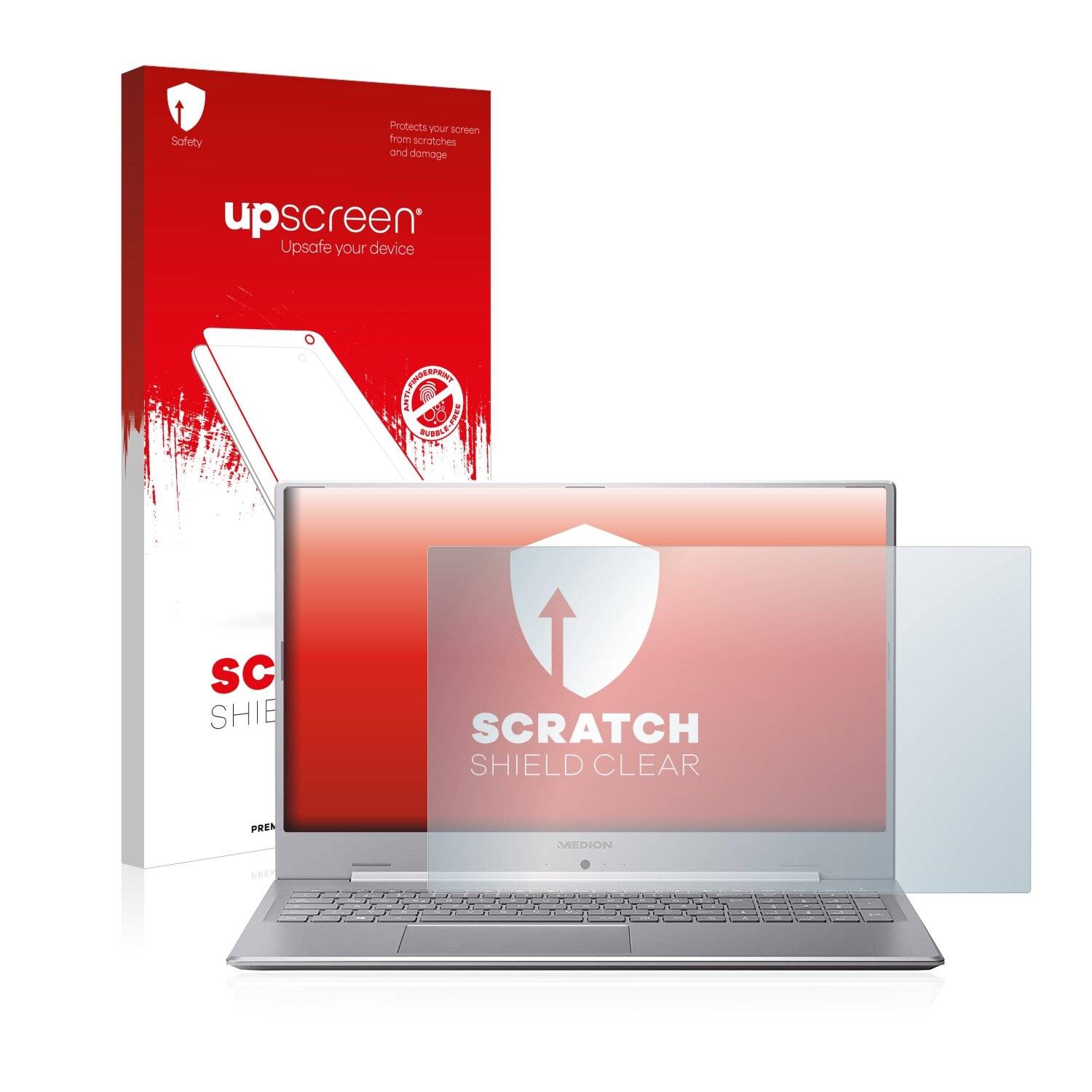 upscreen Scratch Shield Clear Premium Displayschutzfolie für Medion Akoya