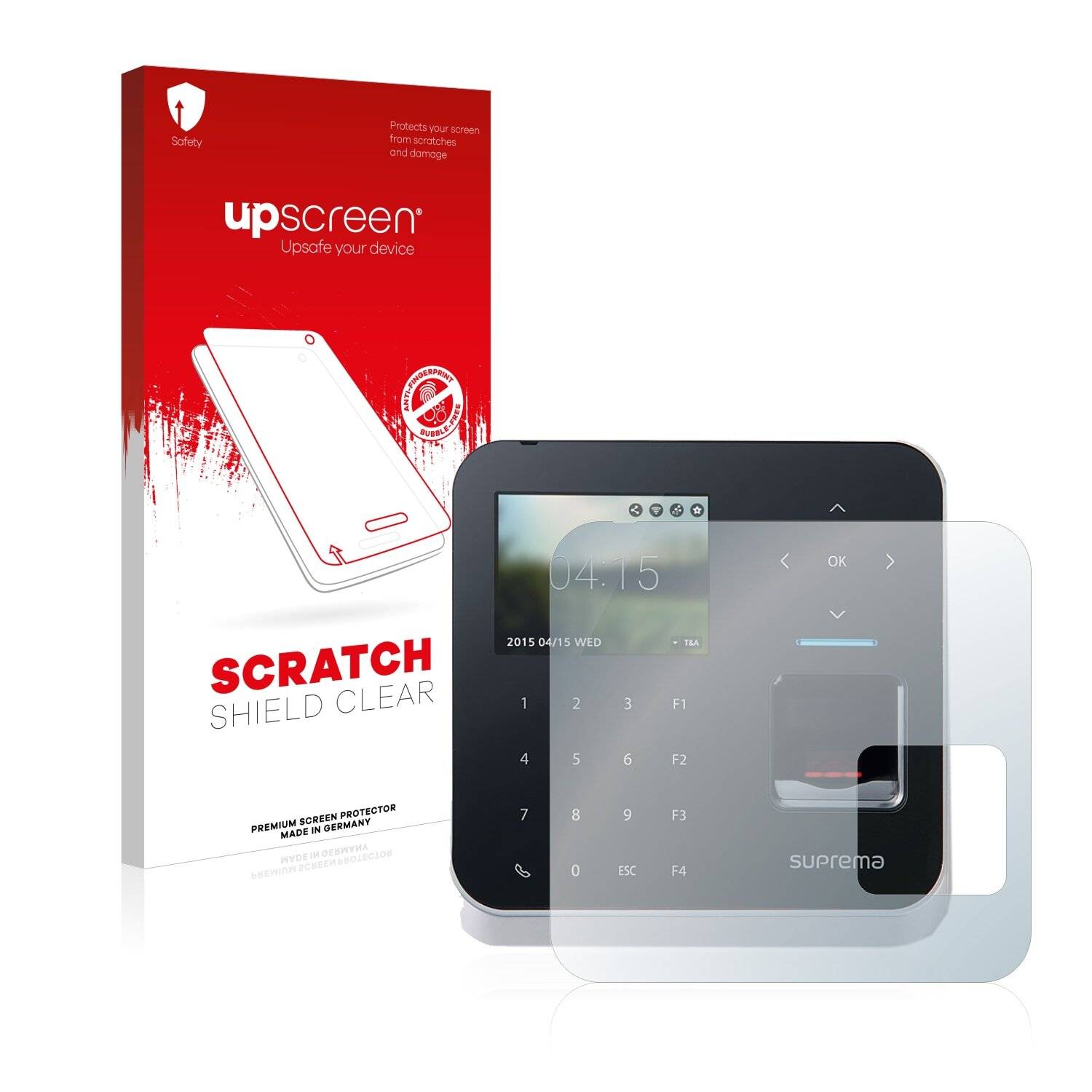 upscreen Scratch Shield Clear Premium Displayschutzfolie für Suprema BioStation