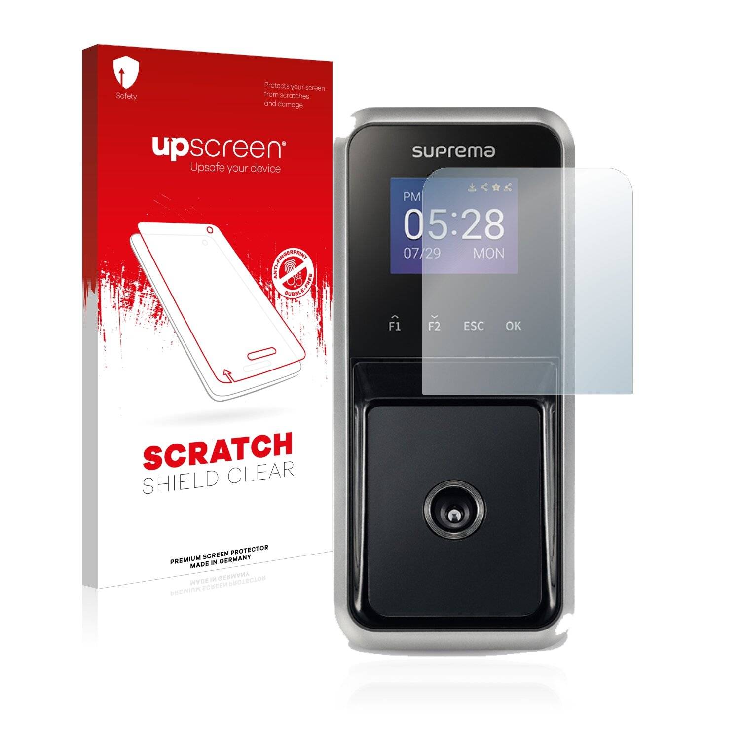 upscreen Scratch Shield Clear Premium Displayschutzfolie für Suprema