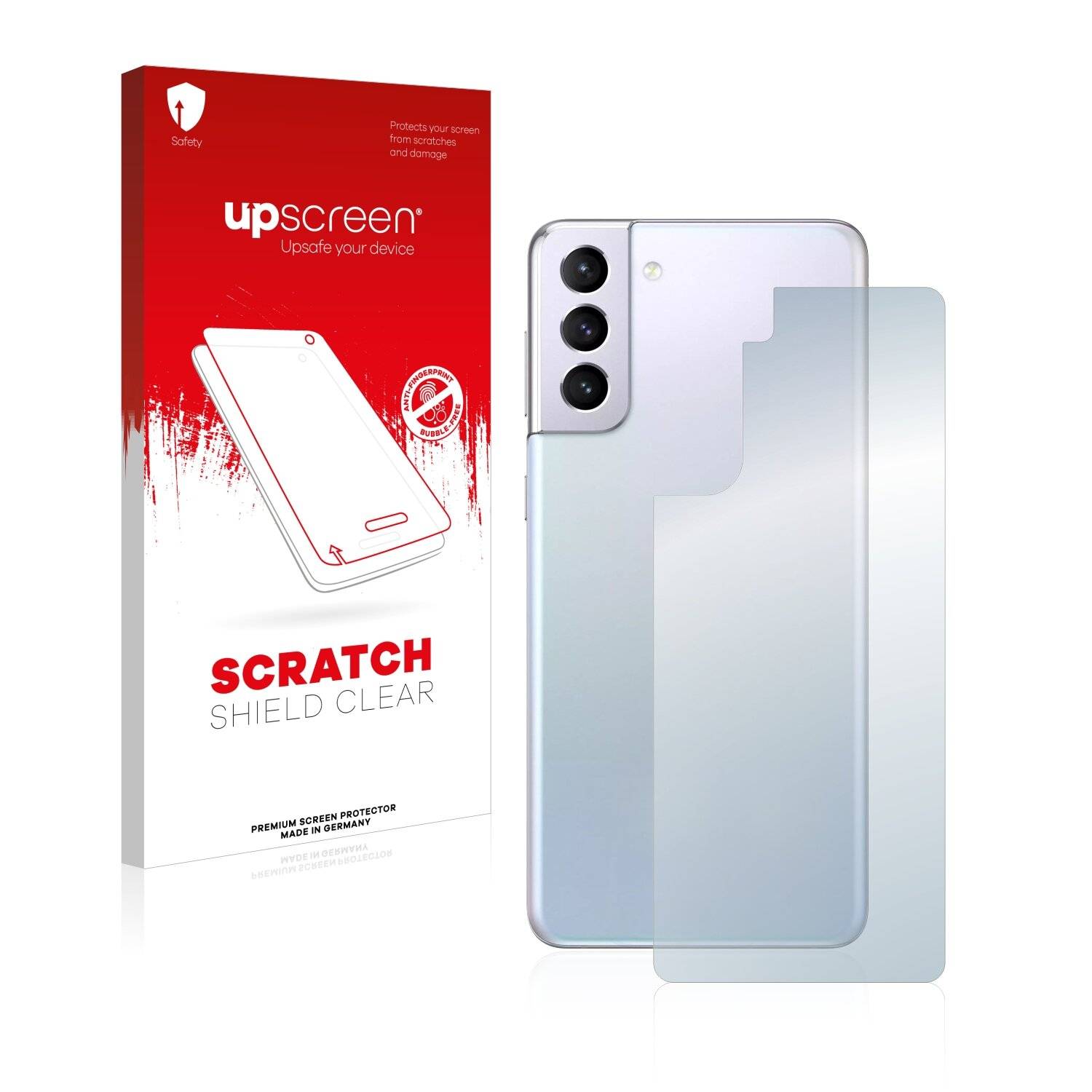 upscreen Scratch Shield Clear Premium Displayschutzfolie für Samsung Galaxy S21 Plus 5G