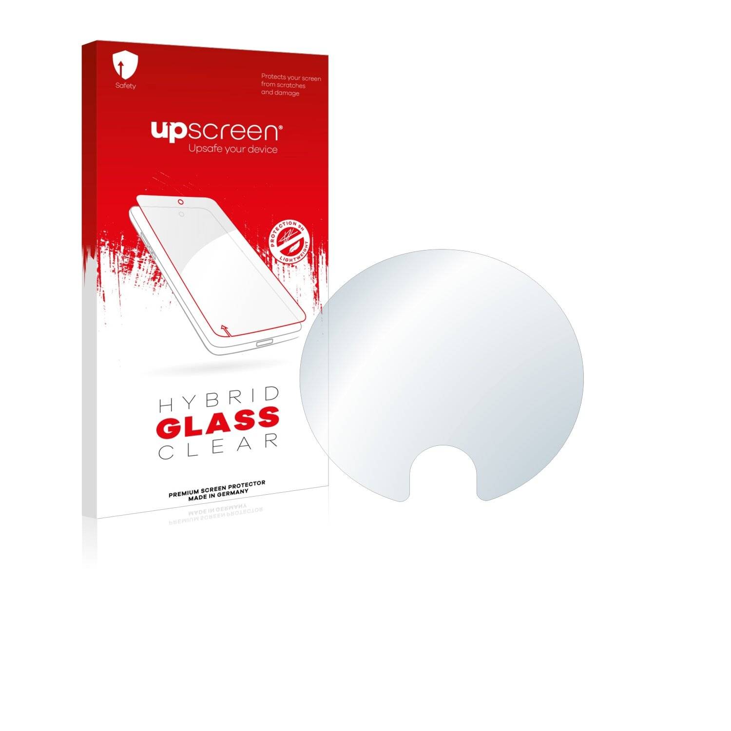 upscreen Hybrid Glass Clear Premium Schutzglas Folie für Dyson V11 Animal