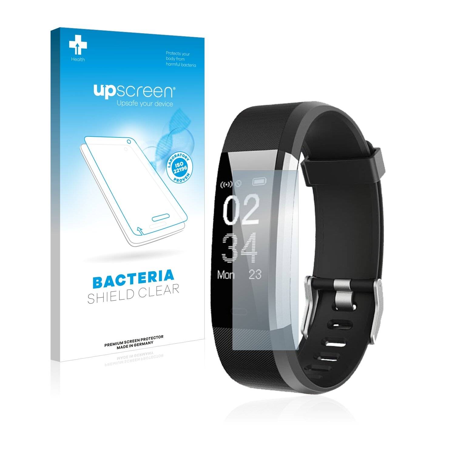 upscreen Bacteria Shield Clear Premium Antibakterielle Displayschutzfolie für Toplus