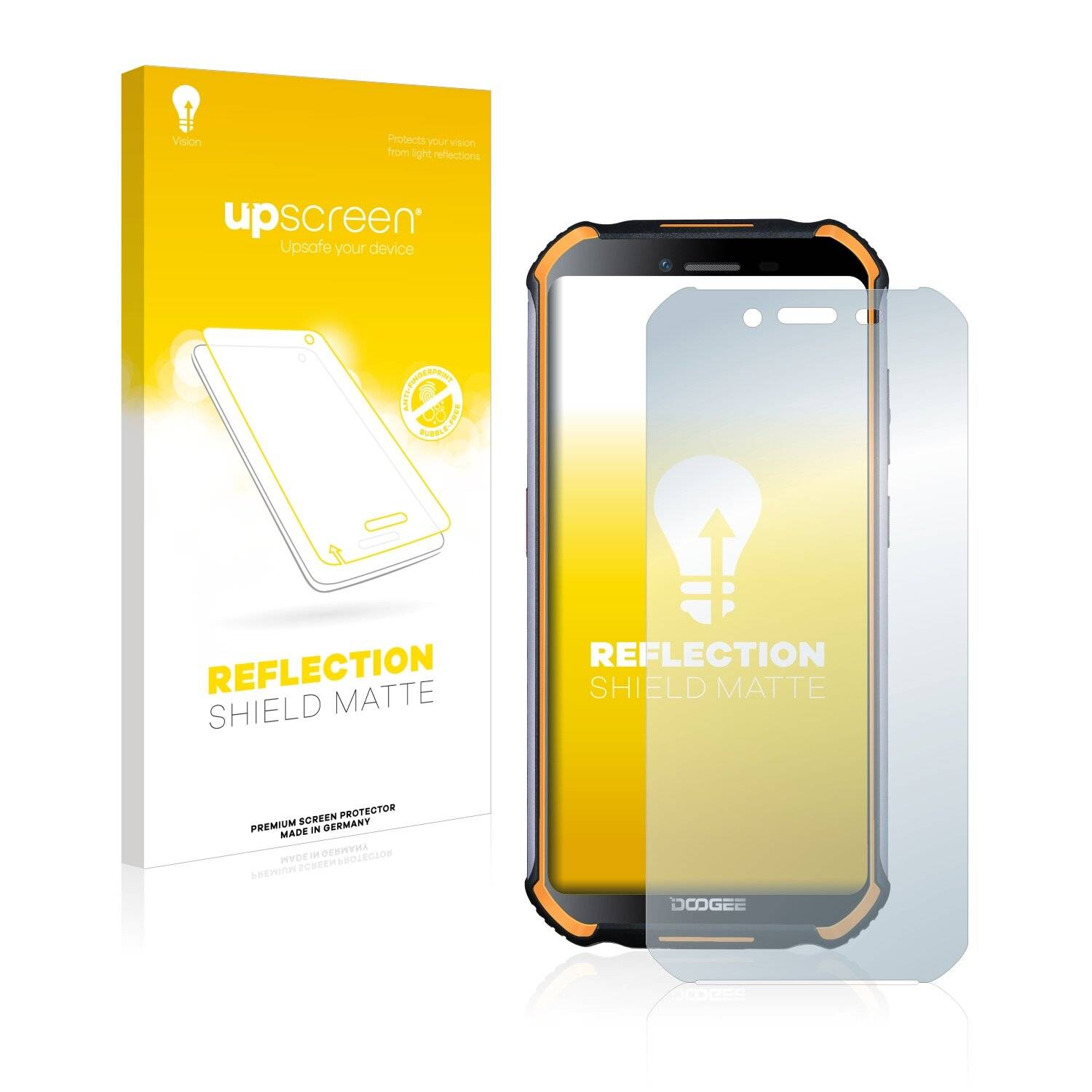 upscreen Reflection Shield Matte Premium Displayschutzfolie für Doogee S40