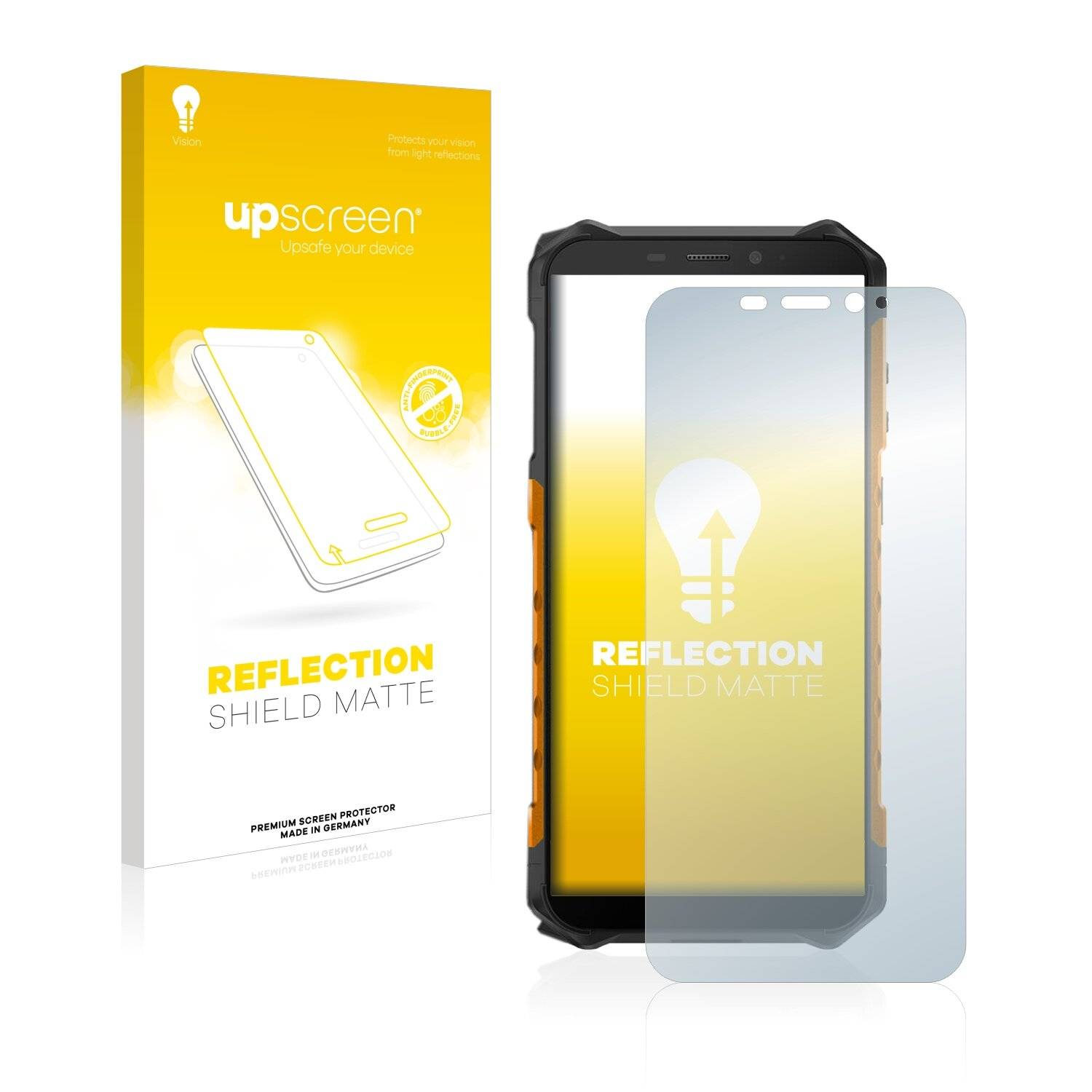 upscreen Reflection Shield Matte Premium Displayschutzfolie für Ulefone Armor X5