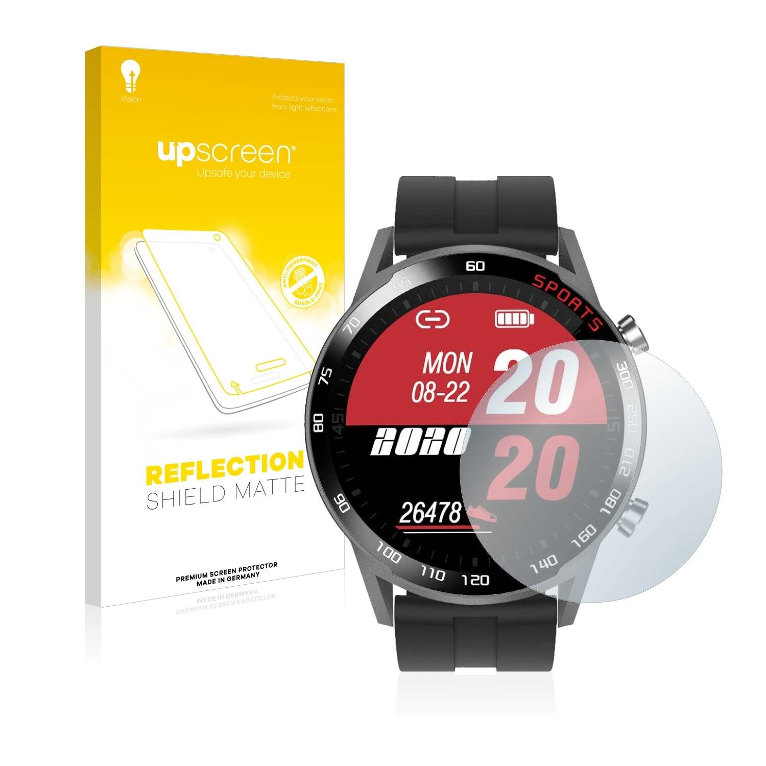 upscreen Reflection Shield Matte Premium Displayschutzfolie für BingoFit