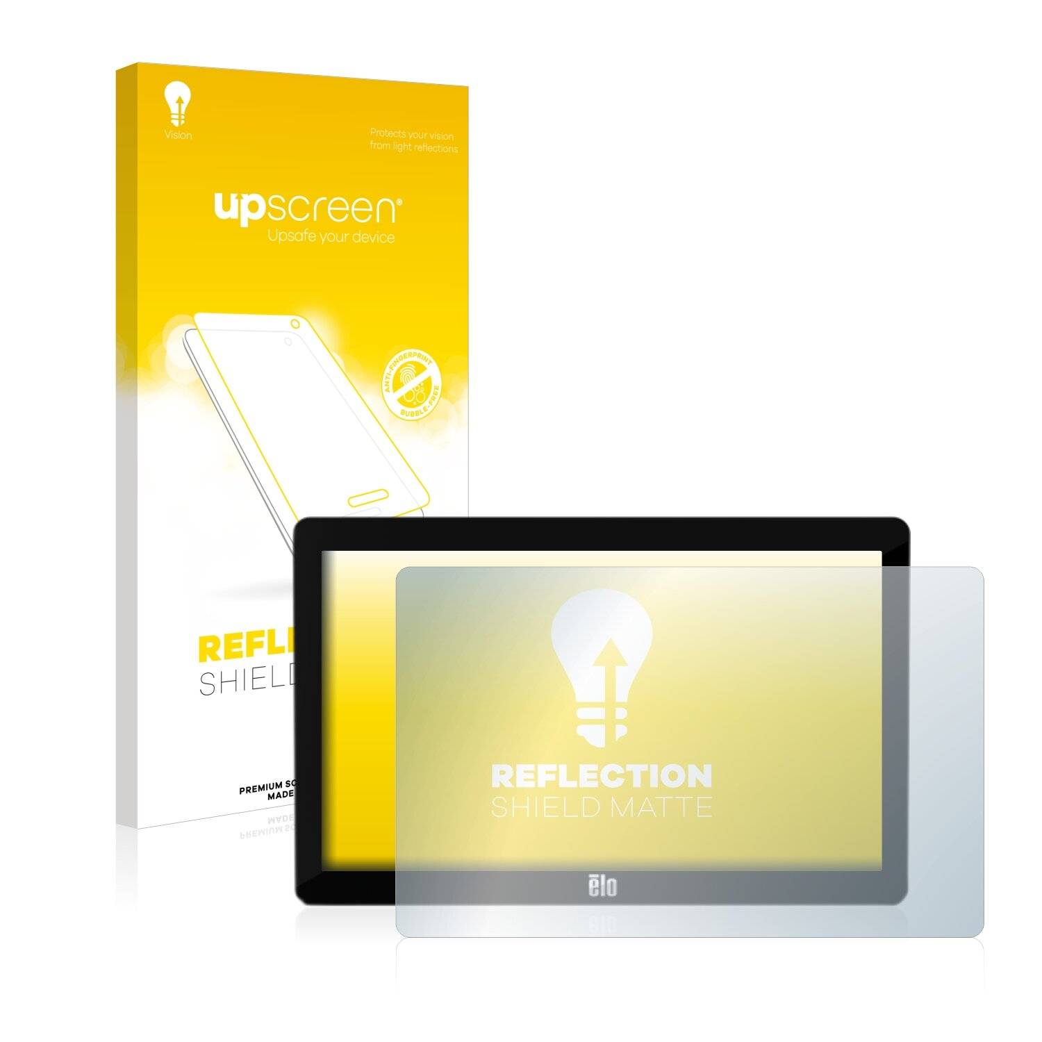 upscreen Reflection Shield Matte Premium Displayschutzfolie für Elo TouchSystems 1502L