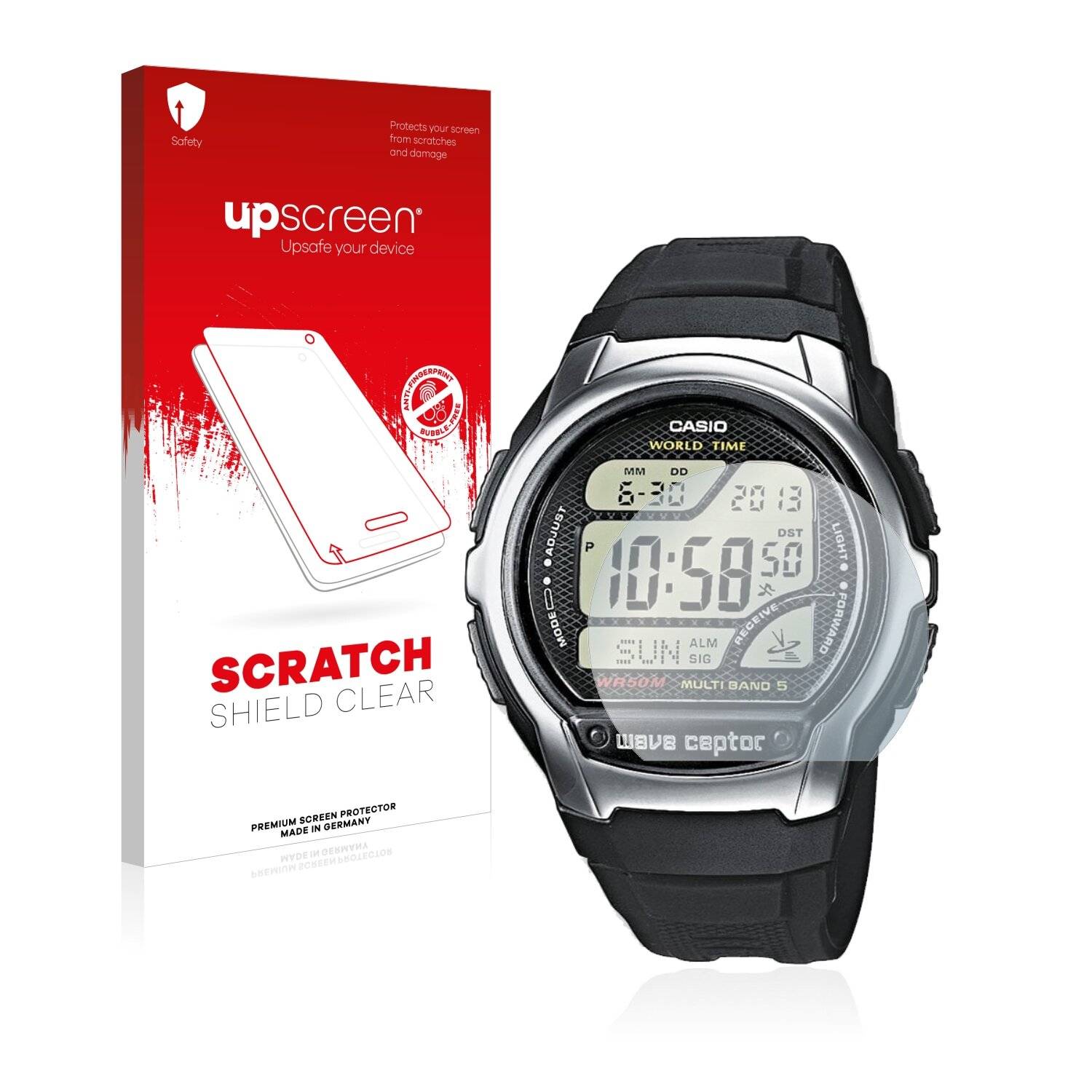 upscreen Scratch Shield Clear Premium Displayschutzfolie für Casio