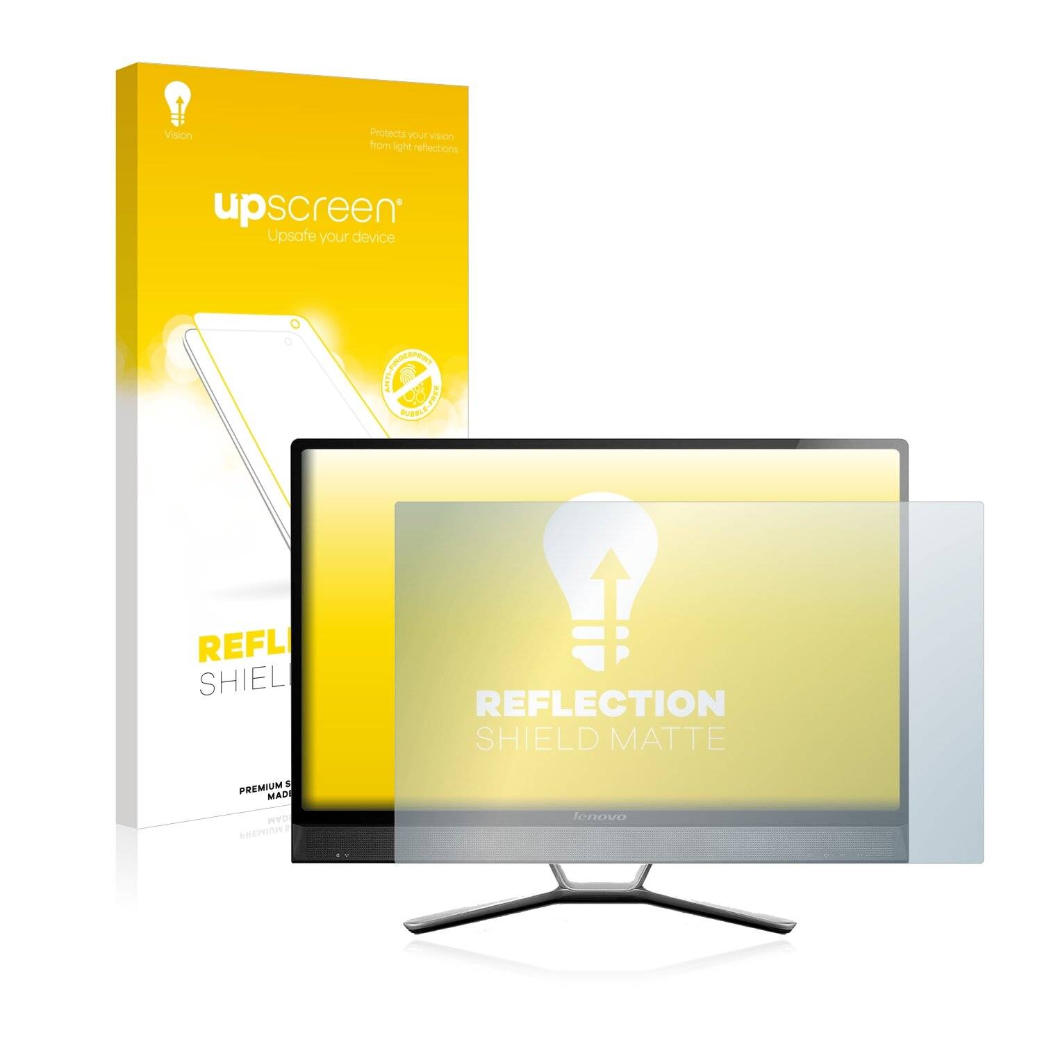 upscreen Reflection Shield Matte Premium Displayschutzfolie für Lenovo