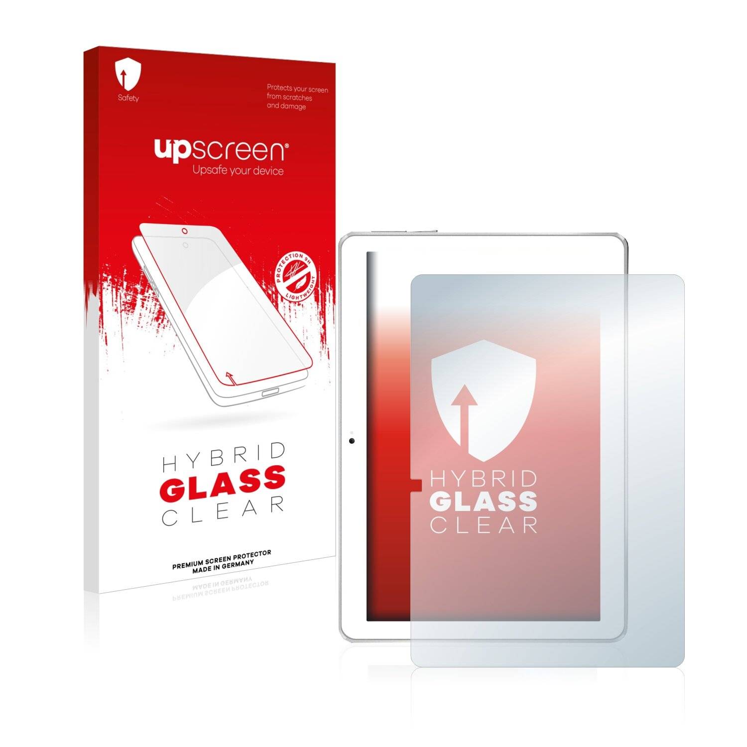 upscreen Hybrid Glass Clear Premium Schutzglas Folie für Toscido X108
