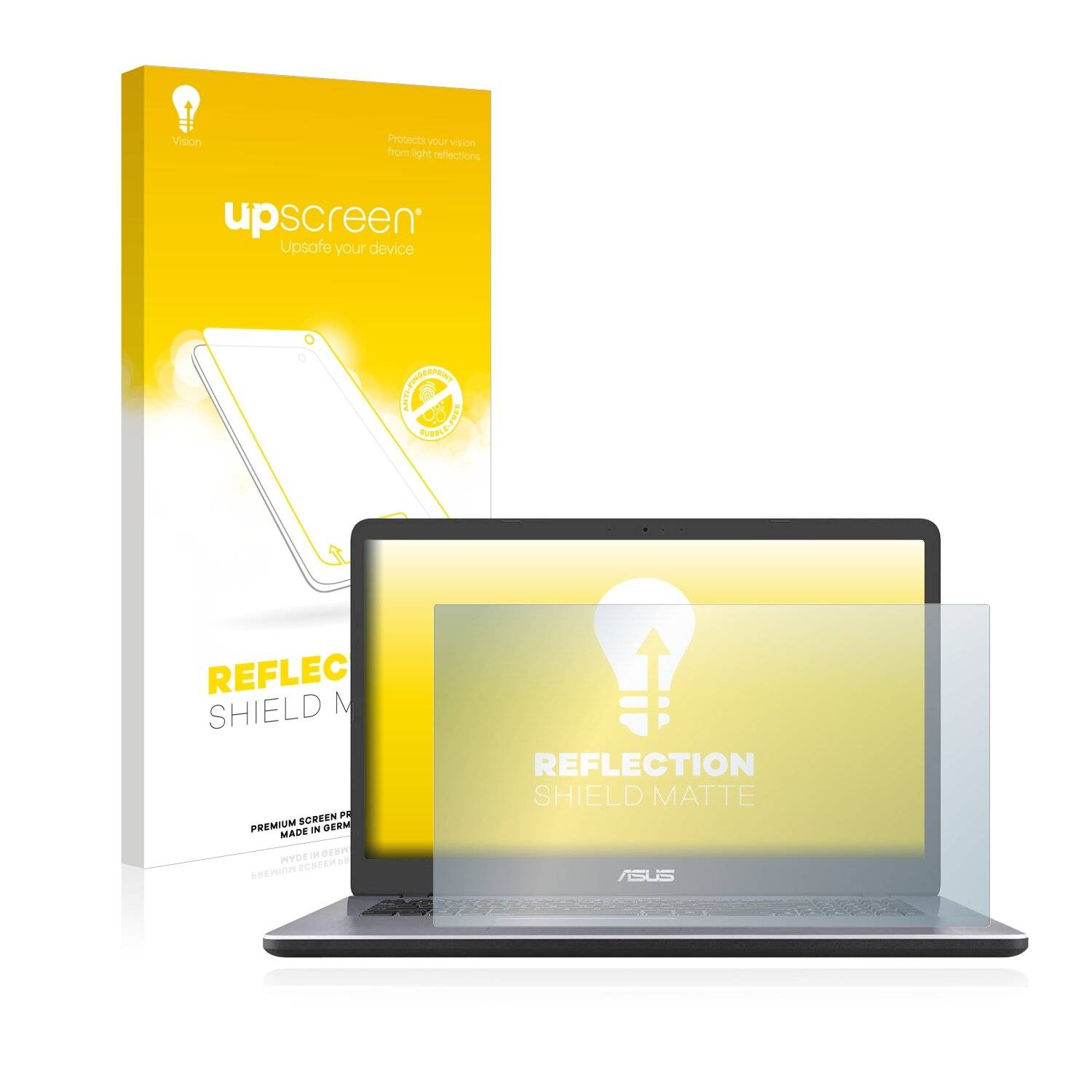 upscreen Reflection Shield Matte Premium Displayschutzfolie für Asus VivoBook