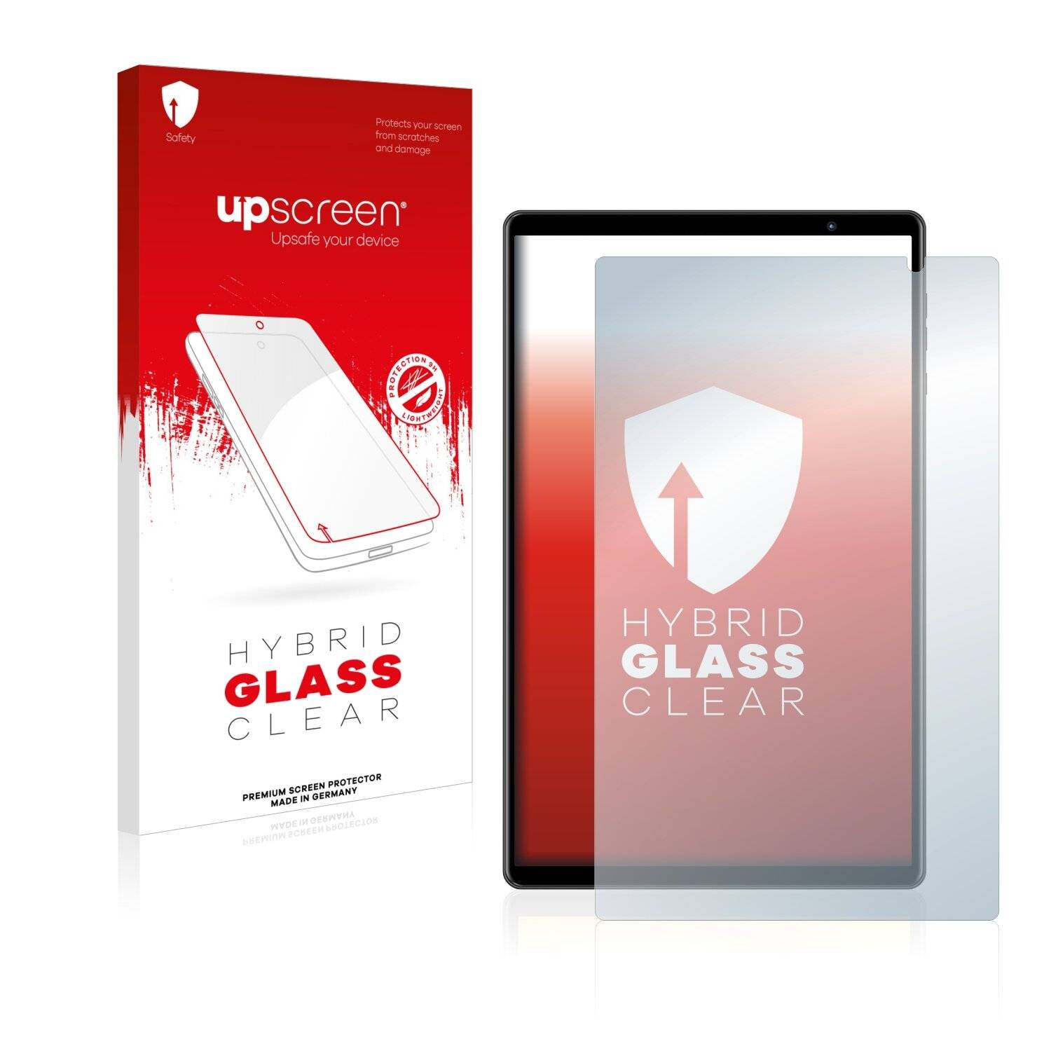 upscreen Hybrid Glass Clear Premium Schutzglas Folie für Teclast