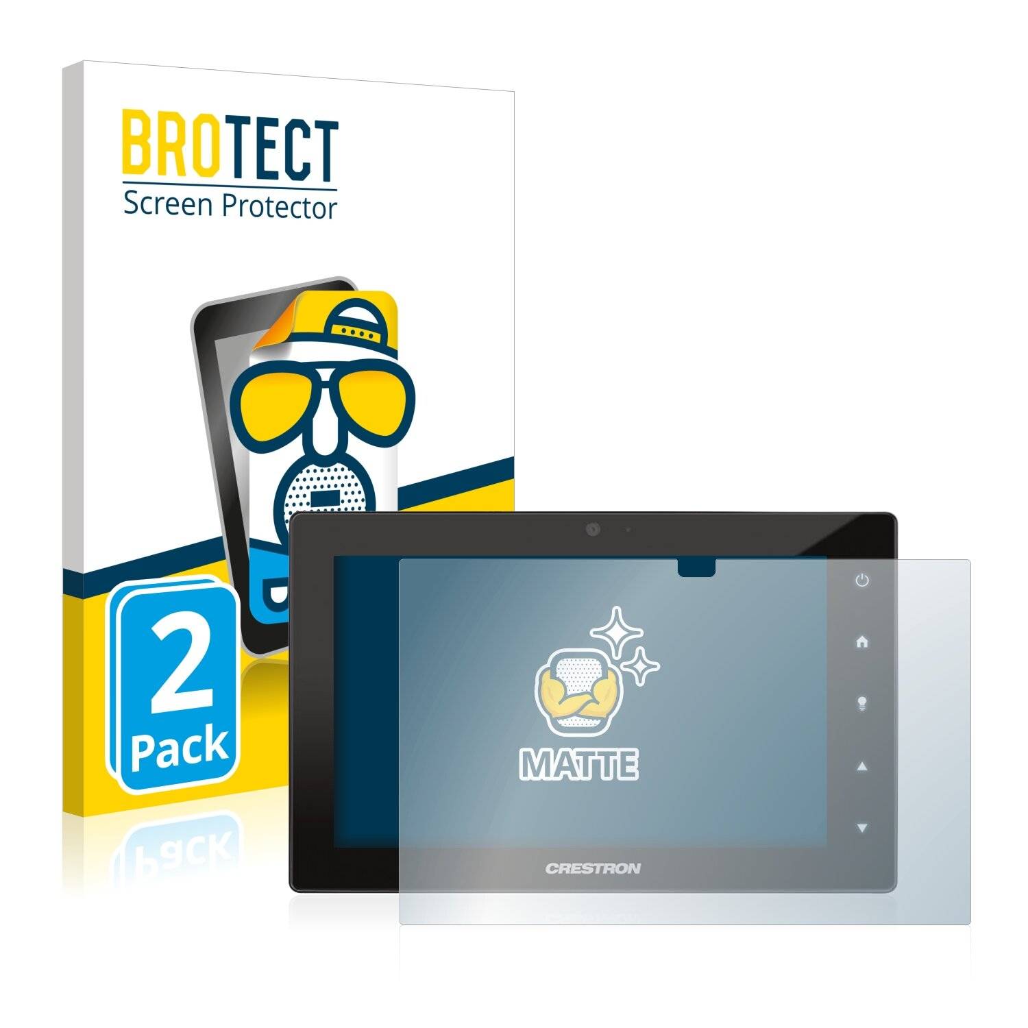 2x BROTECT Matte Displayschutzfolie für Crestron TSW-1060 - Entspiegelt,