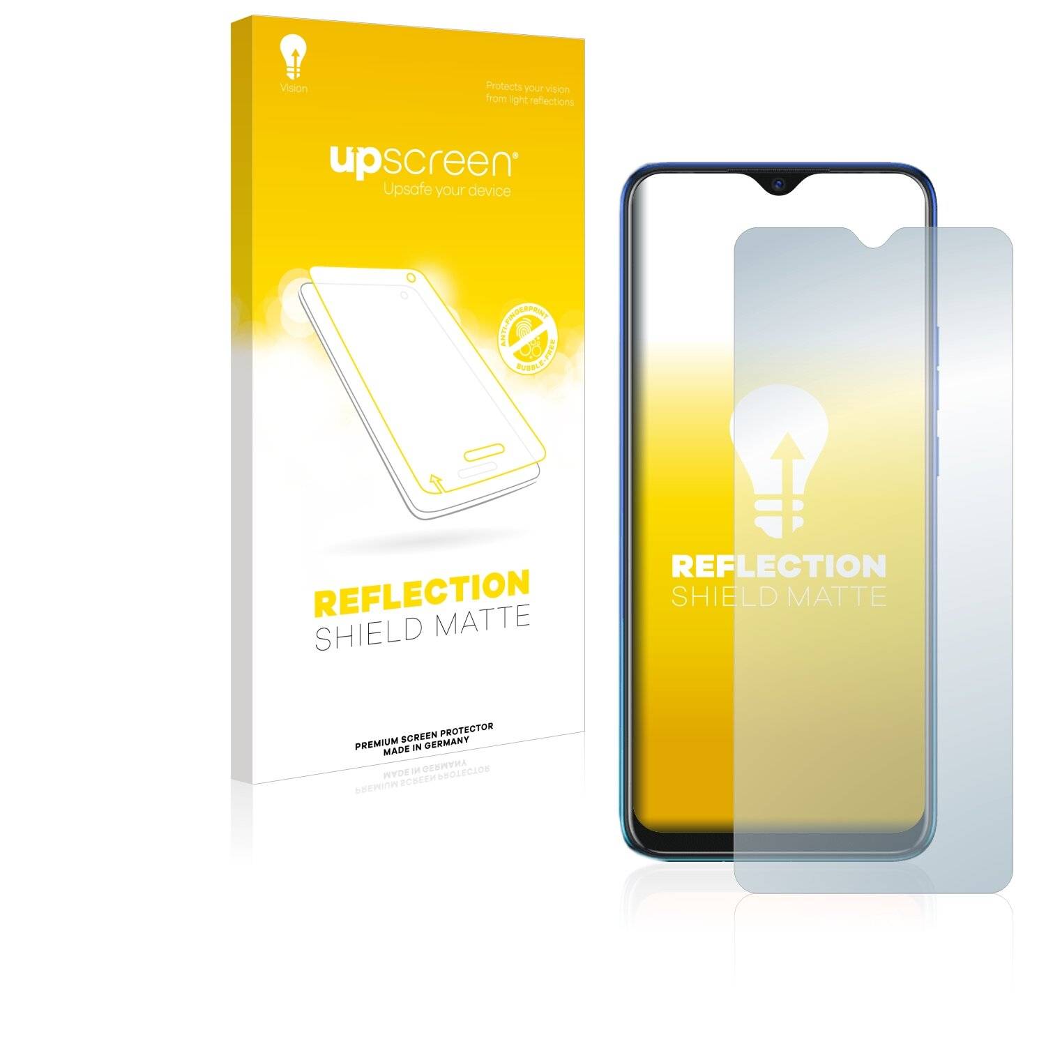 upscreen Reflection Shield Matte Premium Displayschutzfolie für Tecno Spark 5