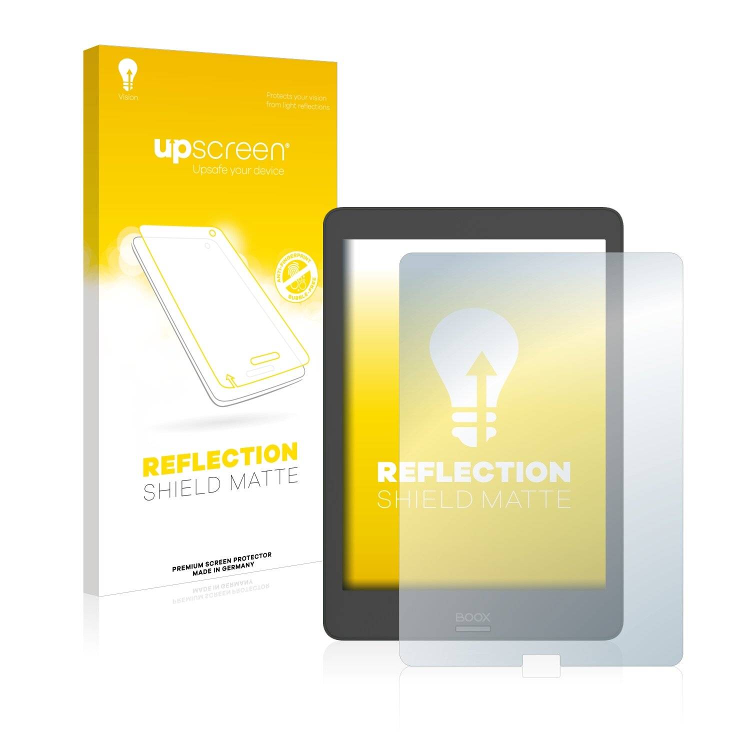 upscreen Reflection Shield Matte Premium Displayschutzfolie für Onyx Boox Nova