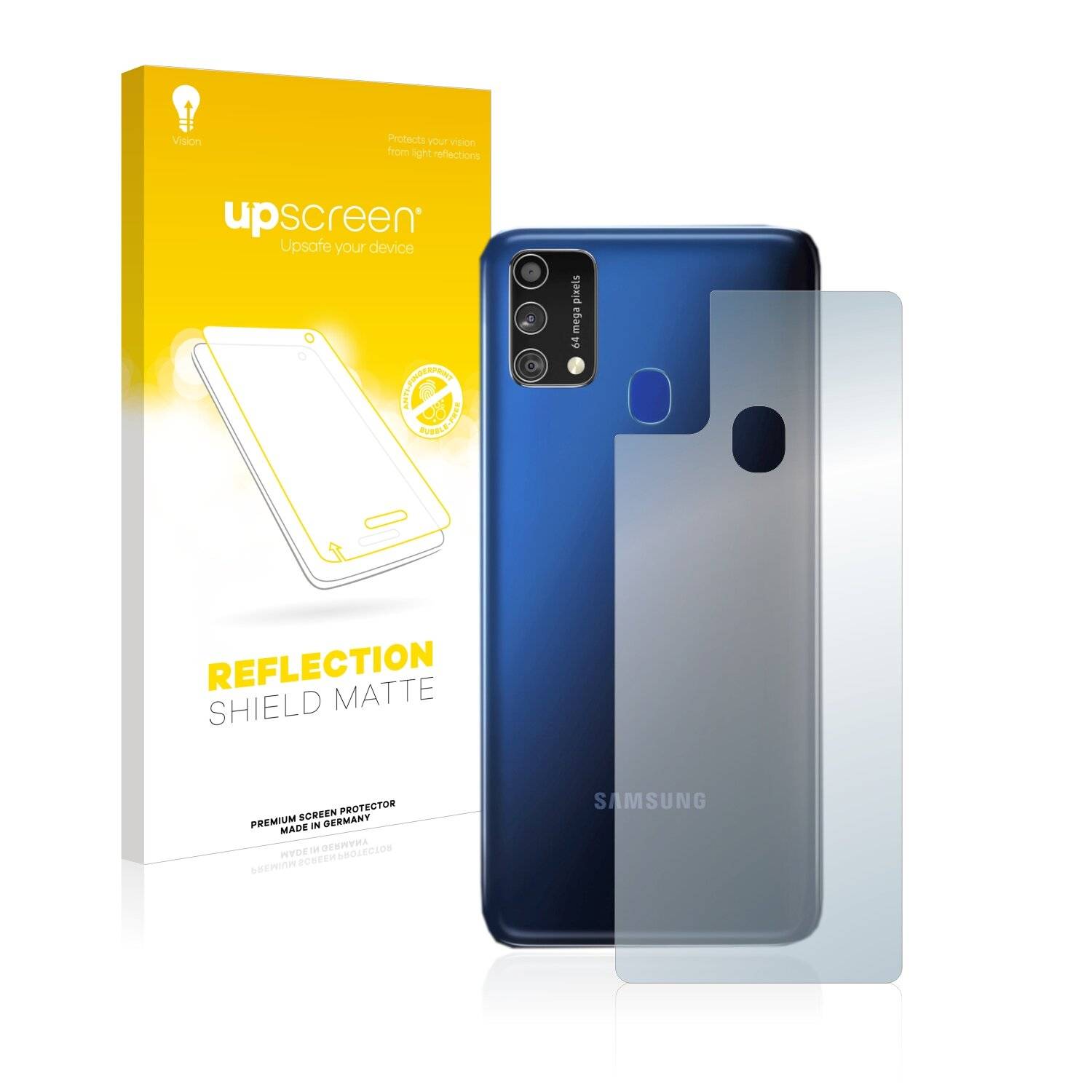 upscreen Reflection Shield Matte Premium Displayschutzfolie für Samsung Galaxy F41