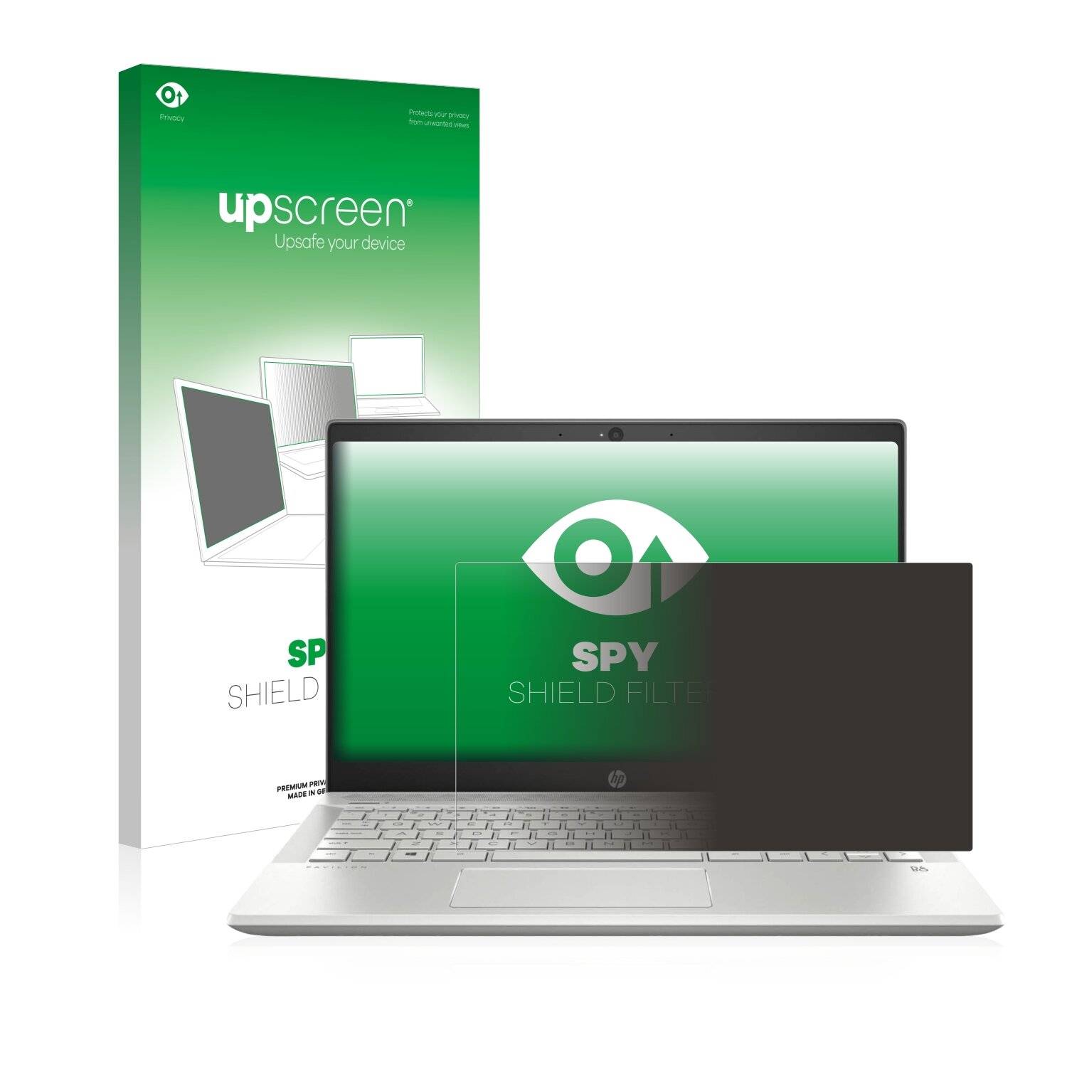 upscreen Spy Shield Filter Premium Blickschutzfilter für HP Pavilion