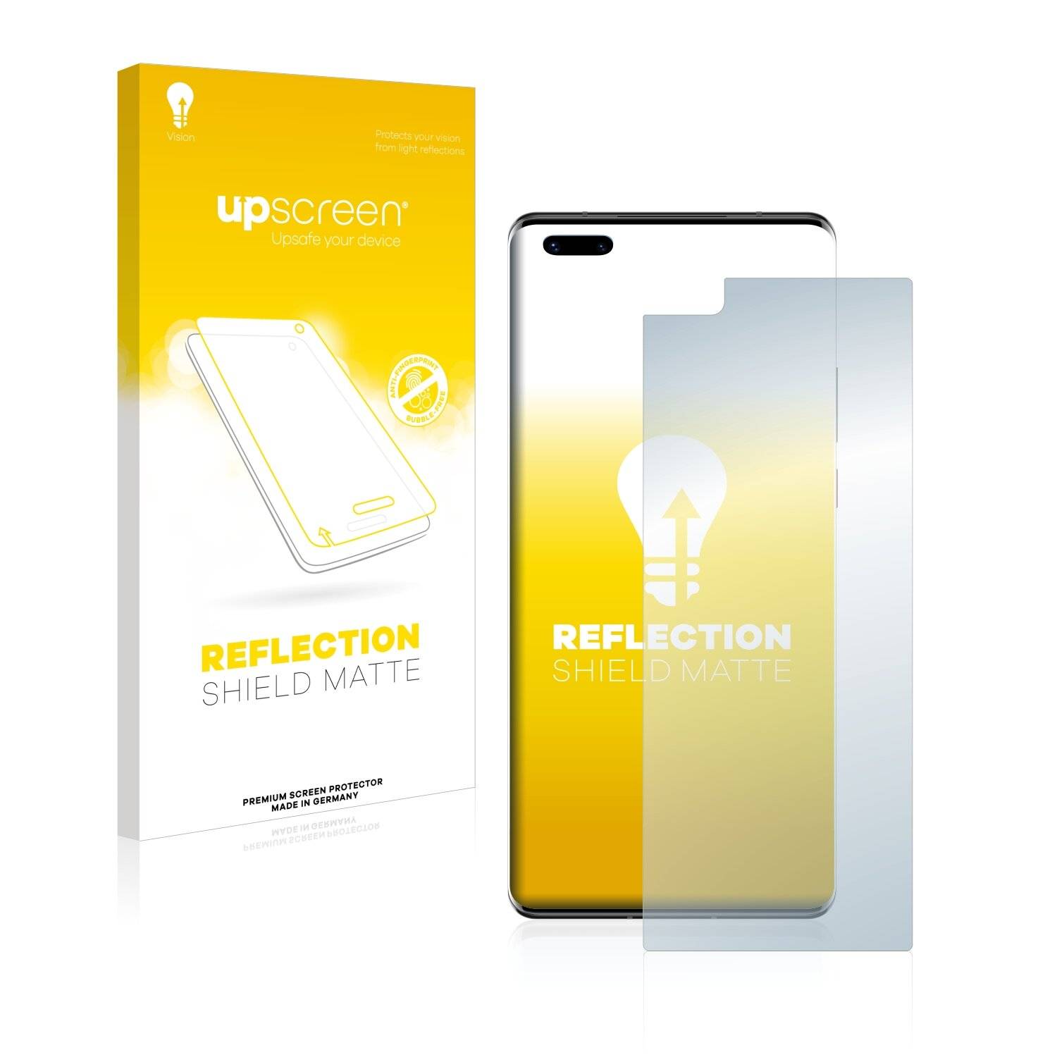 upscreen Reflection Shield Matte Premium Displayschutzfolie für Huawei Mate 40