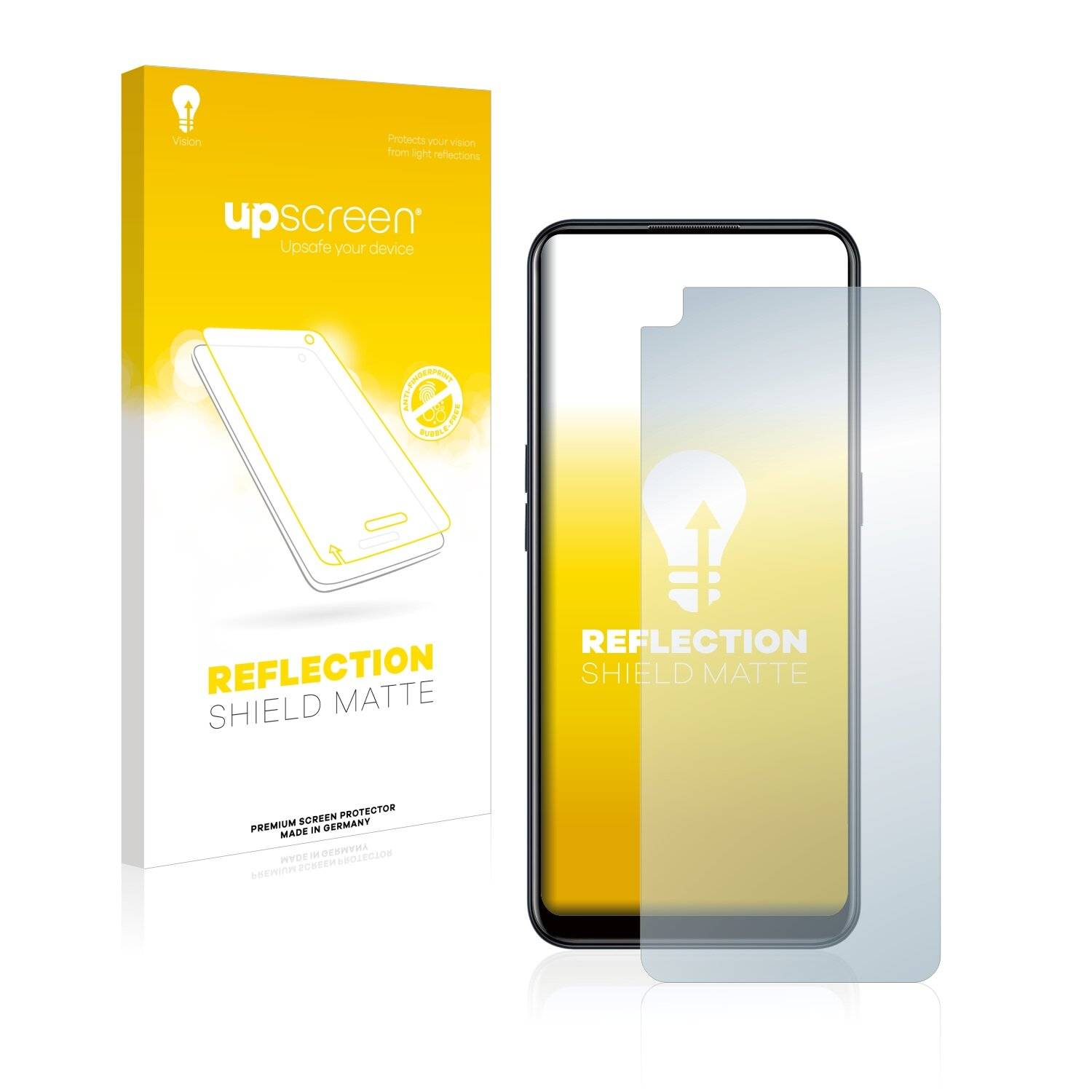 upscreen Reflection Shield Matte Premium Displayschutzfolie für Oppo