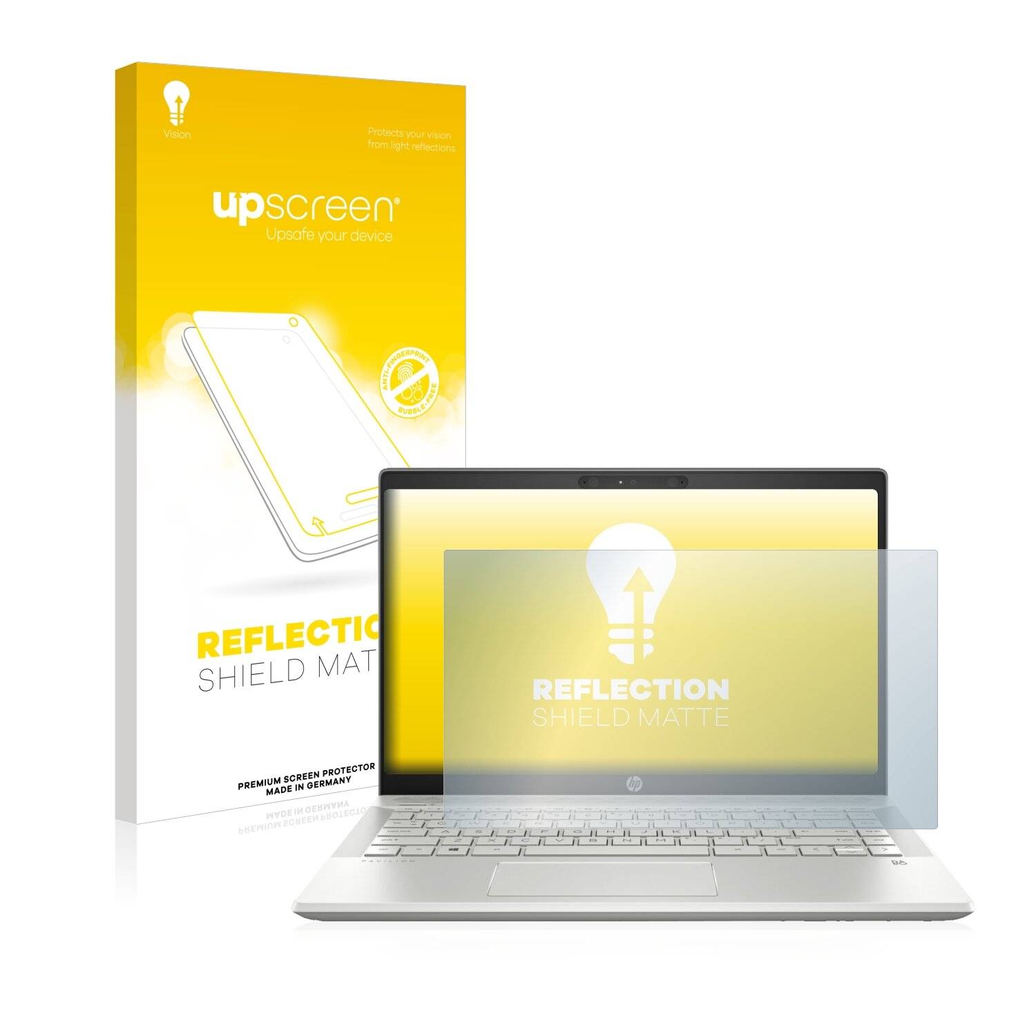 upscreen Reflection Shield Matte Premium Displayschutzfolie für HP Pavilion