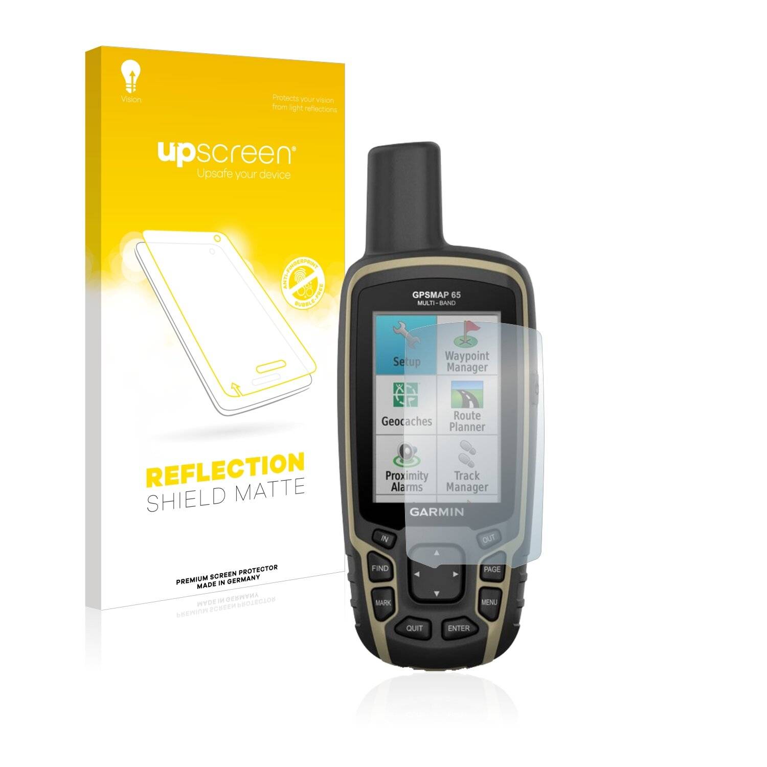 upscreen Reflection Shield Matte Premium Displayschutzfolie für Garmin GPSMAP