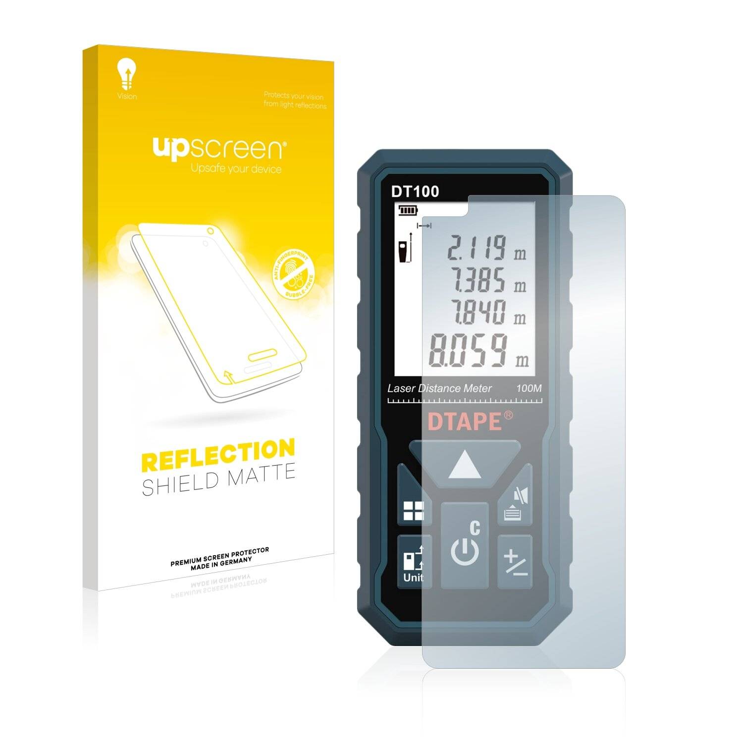 upscreen Reflection Shield Matte Premium Displayschutzfolie für Oppo Reno 4