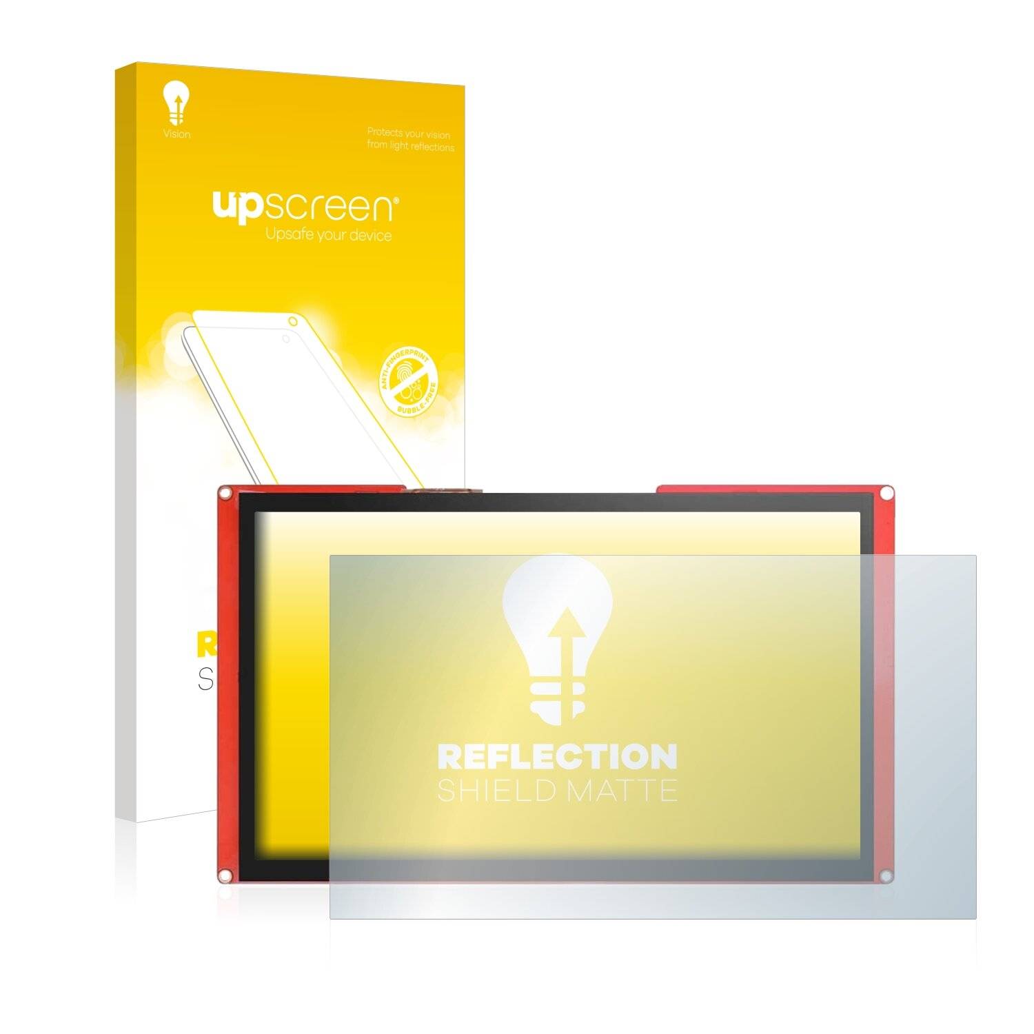 upscreen Reflection Shield Matte Premium Displayschutzfolie für Nextion NX1060P101-011C-I