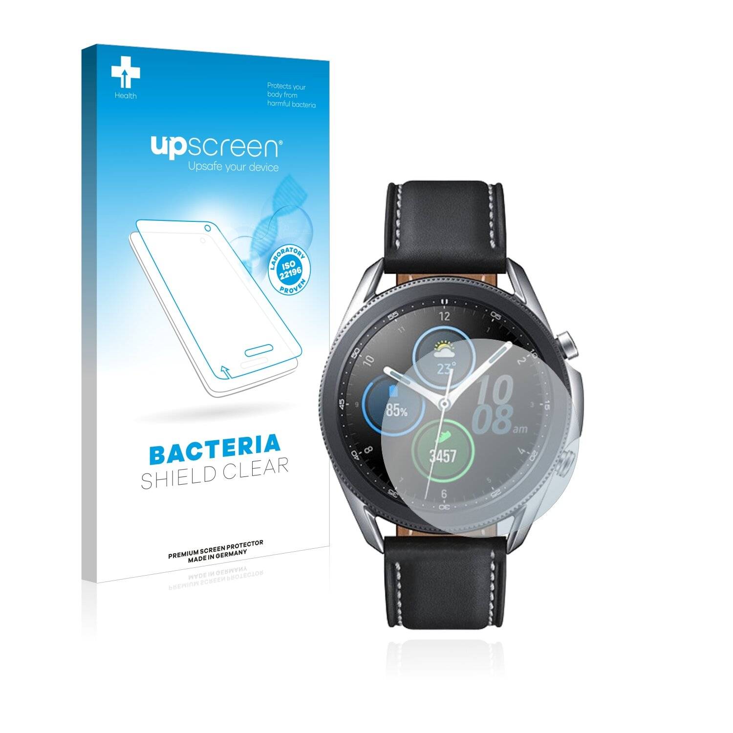 upscreen Bacteria Shield Clear Premium Antibakterielle Displayschutzfolie für Samsung Galaxy