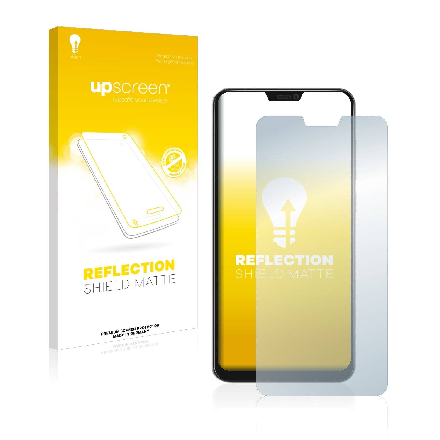 upscreen Reflection Shield Matte Premium Displayschutzfolie für GlocalMe