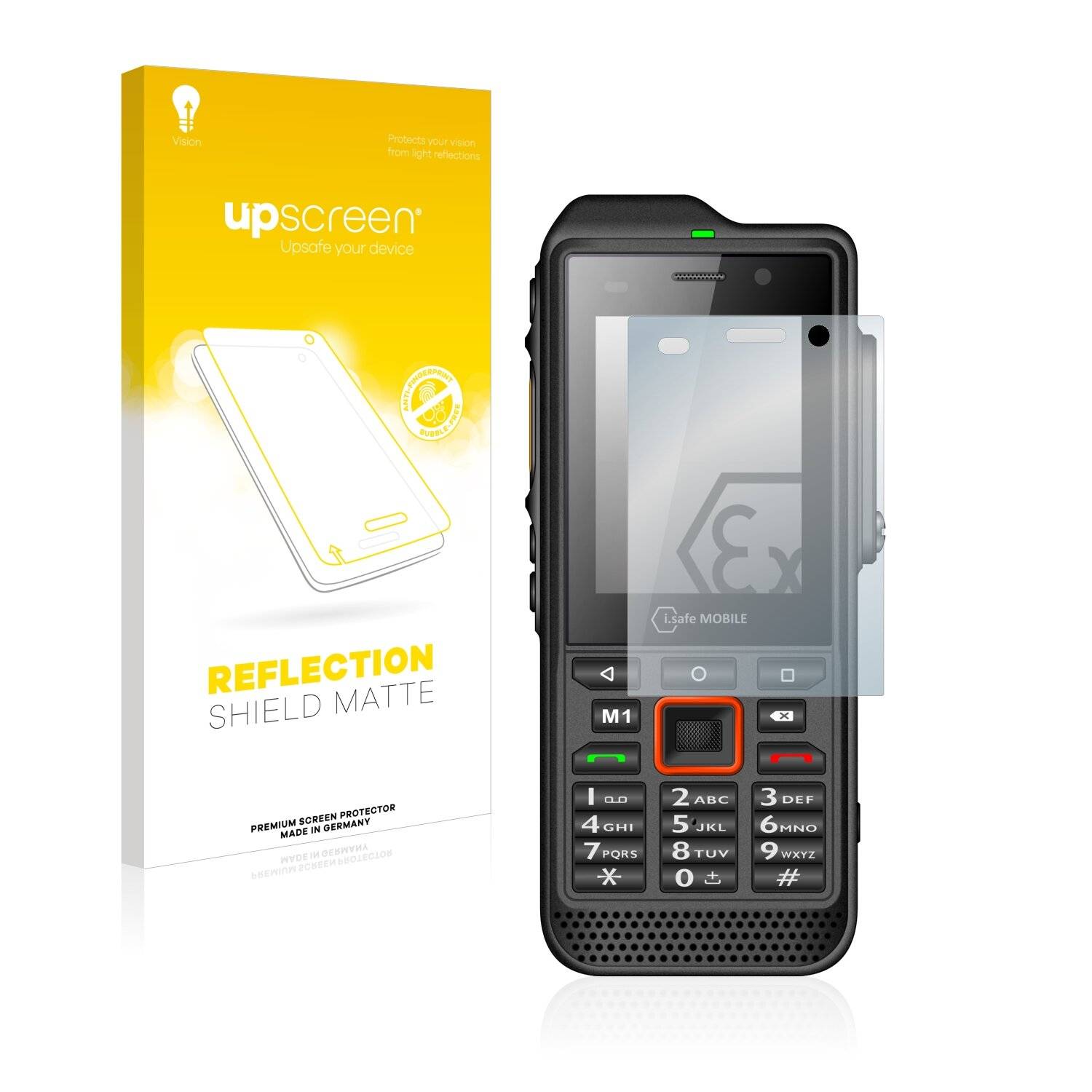 upscreen Reflection Shield Matte Premium Displayschutzfolie für i.safe