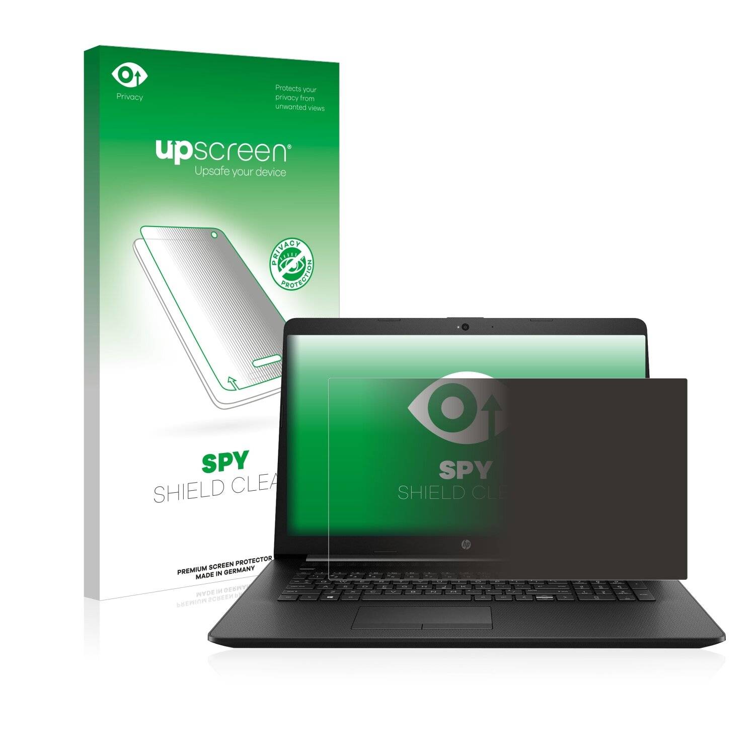 upscreen Spy Shield Clear Premium Blickschutzfolie für HP