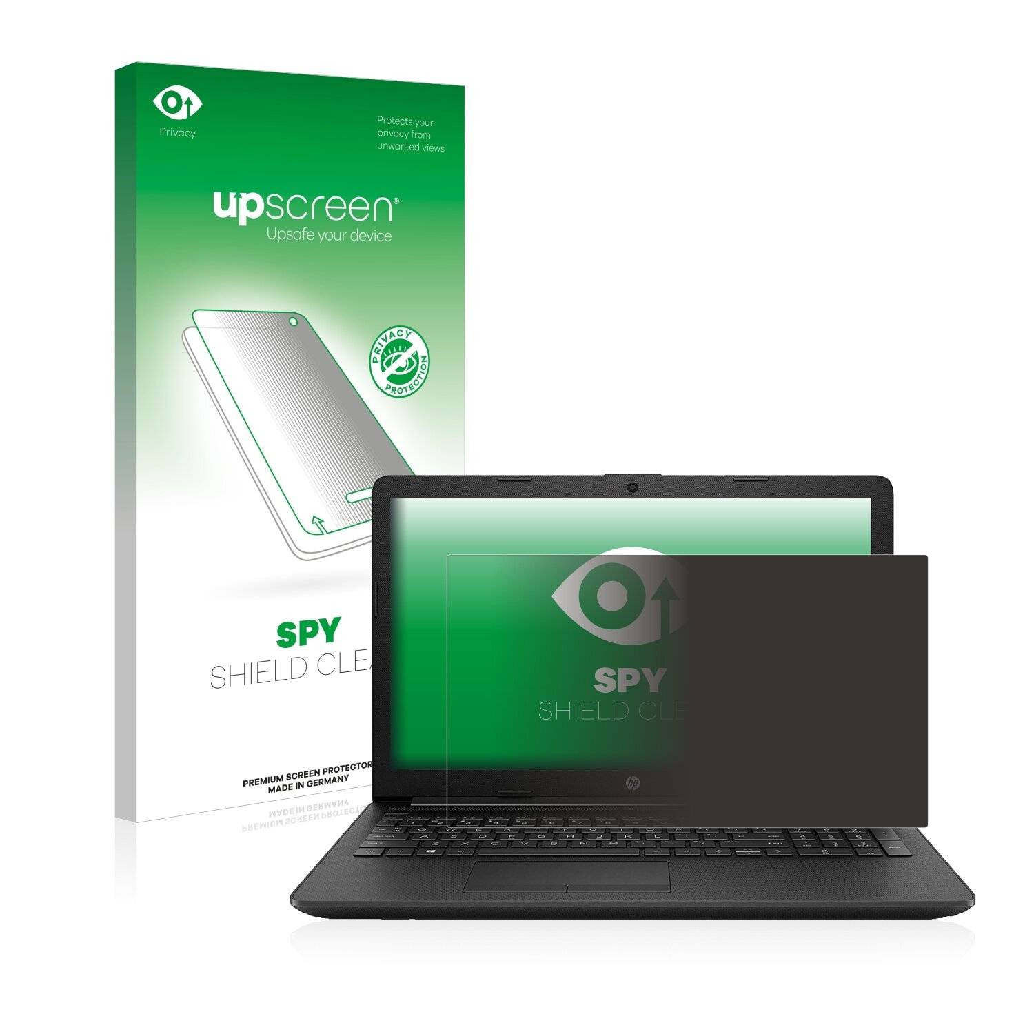 upscreen Spy Shield Clear Premium Blickschutzfolie für HP