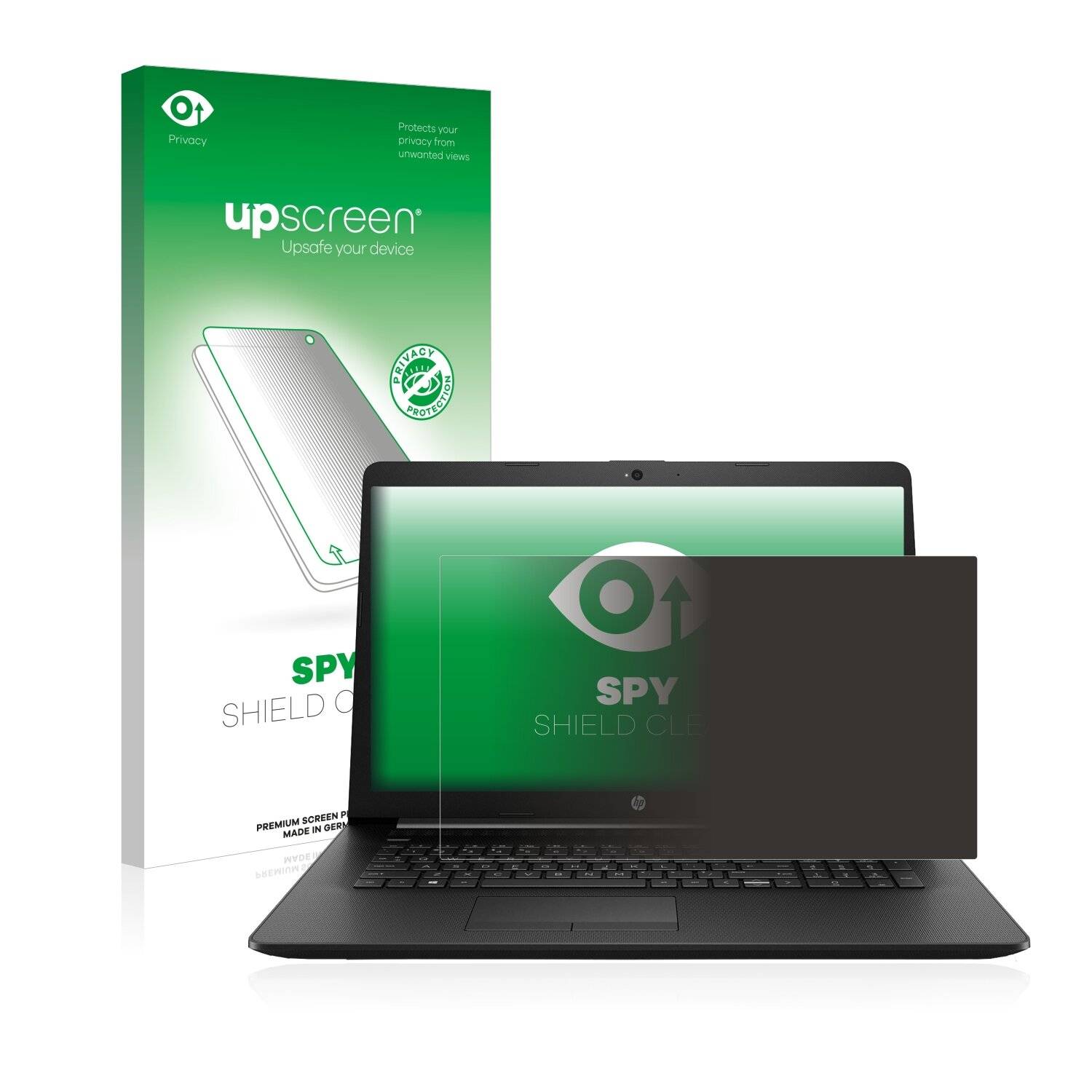 upscreen Spy Shield Clear Premium Blickschutzfolie für HP