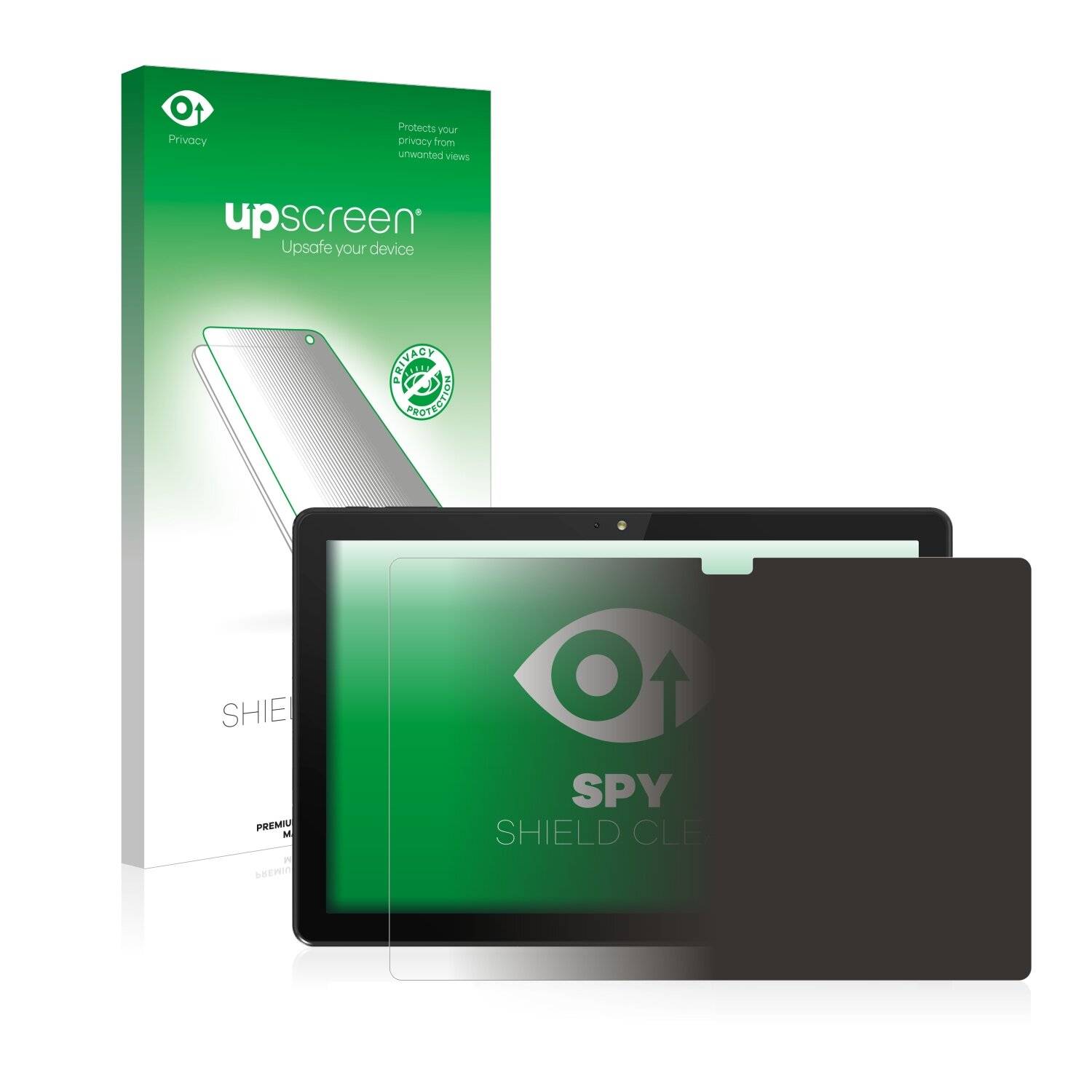 upscreen Spy Shield Clear Premium Blickschutzfolie für TrekStor SurfTab