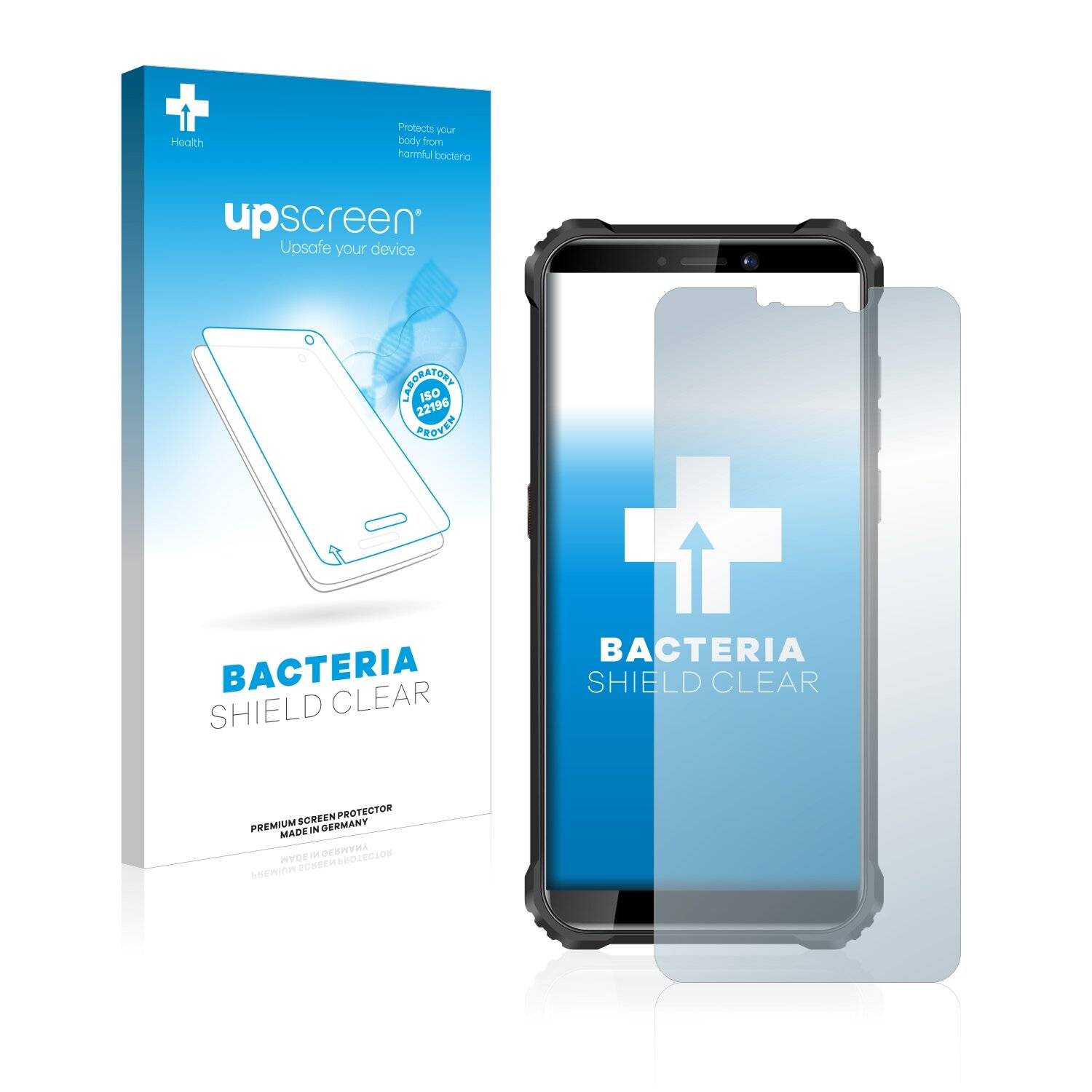upscreen Bacteria Shield Clear Premium Antibakterielle Displayschutzfolie für Oukitel