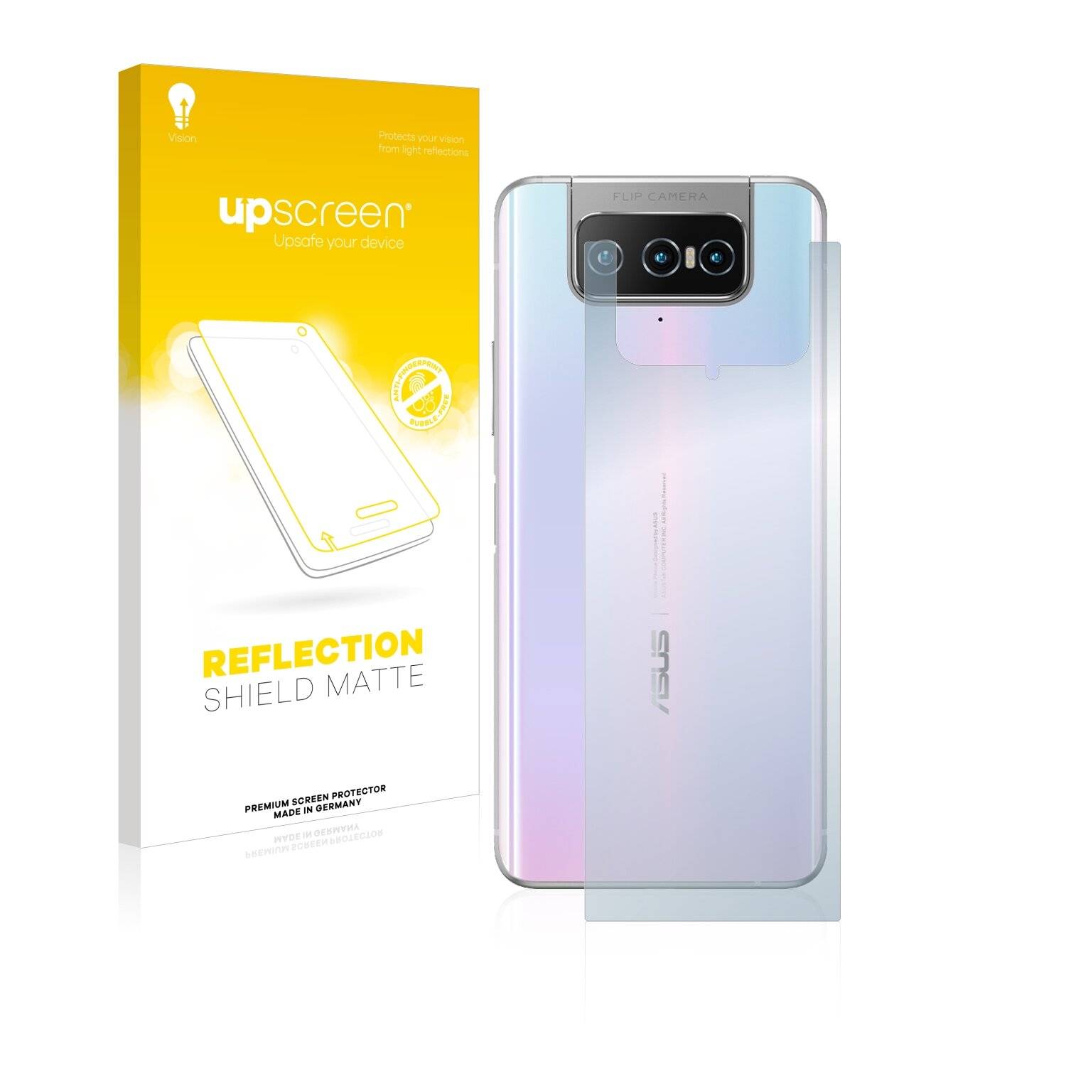 upscreen Reflection Shield Matte Premium Displayschutzfolie für Asus Zenfone 7 Pro ZS671KS