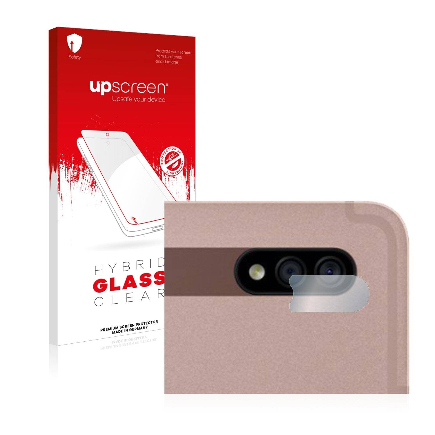 upscreen Hybrid Glass Clear Premium Schutzglas Folie für Samsung Galaxy Tab S7 Plus 5G 2020
