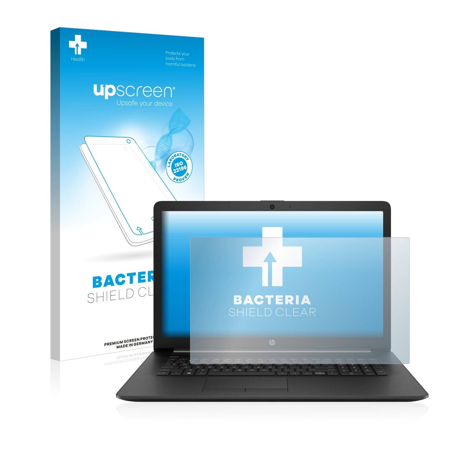 upscreen Bacteria Shield Clear Premium Antibakterielle Displayschutzfolie für HP Notebook