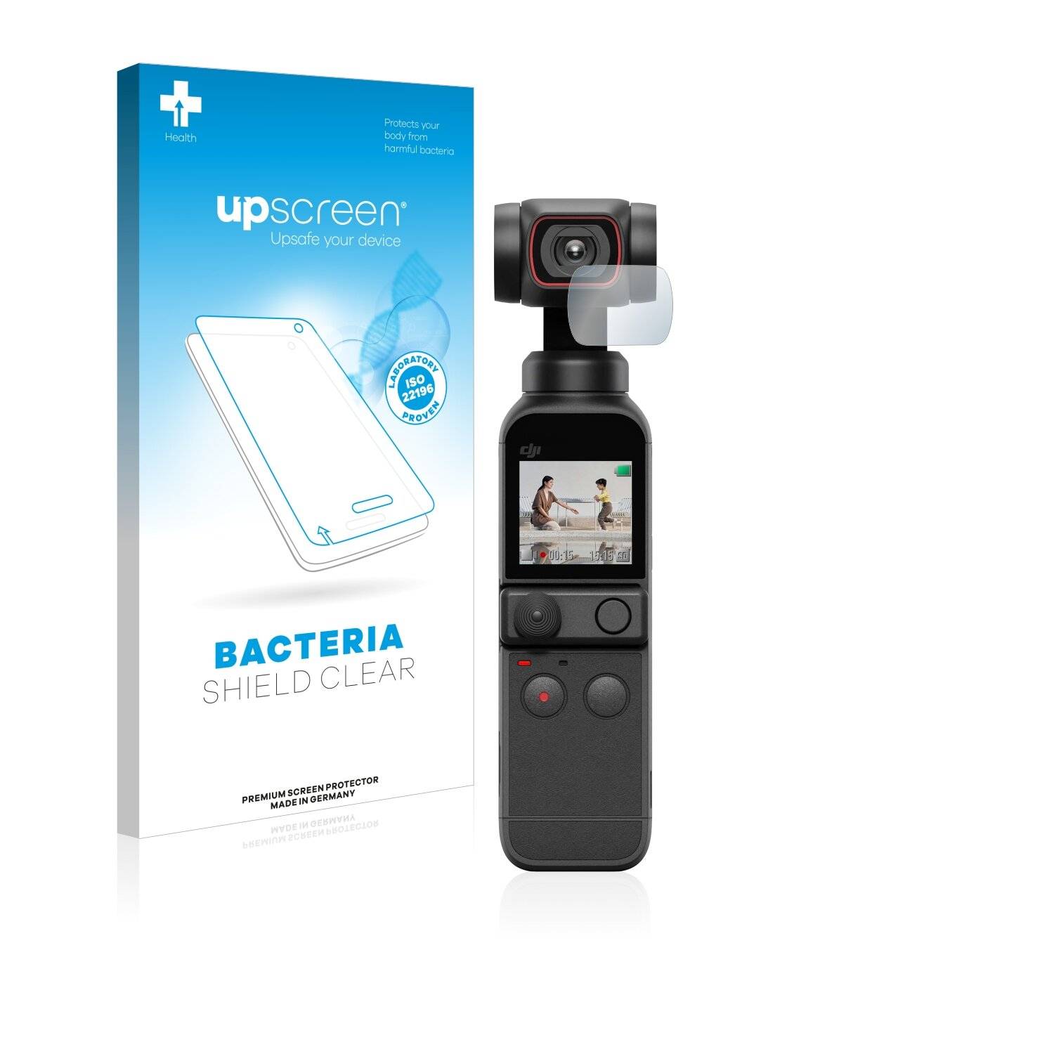 upscreen Bacteria Shield Clear Premium Antibakterielle Displayschutzfolie für DJI Osmo
