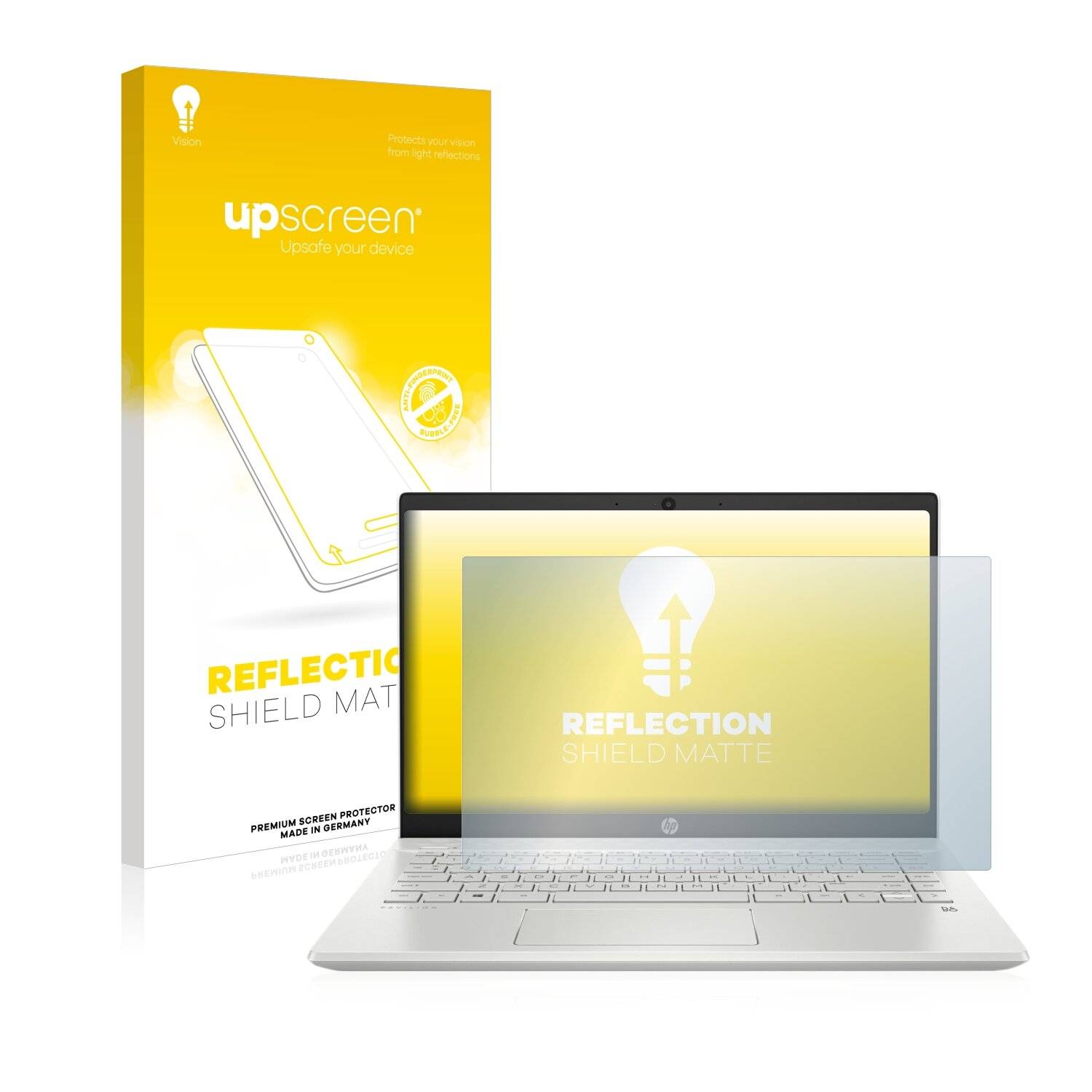 upscreen Reflection Shield Matte Premium Displayschutzfolie für HP Pavilion