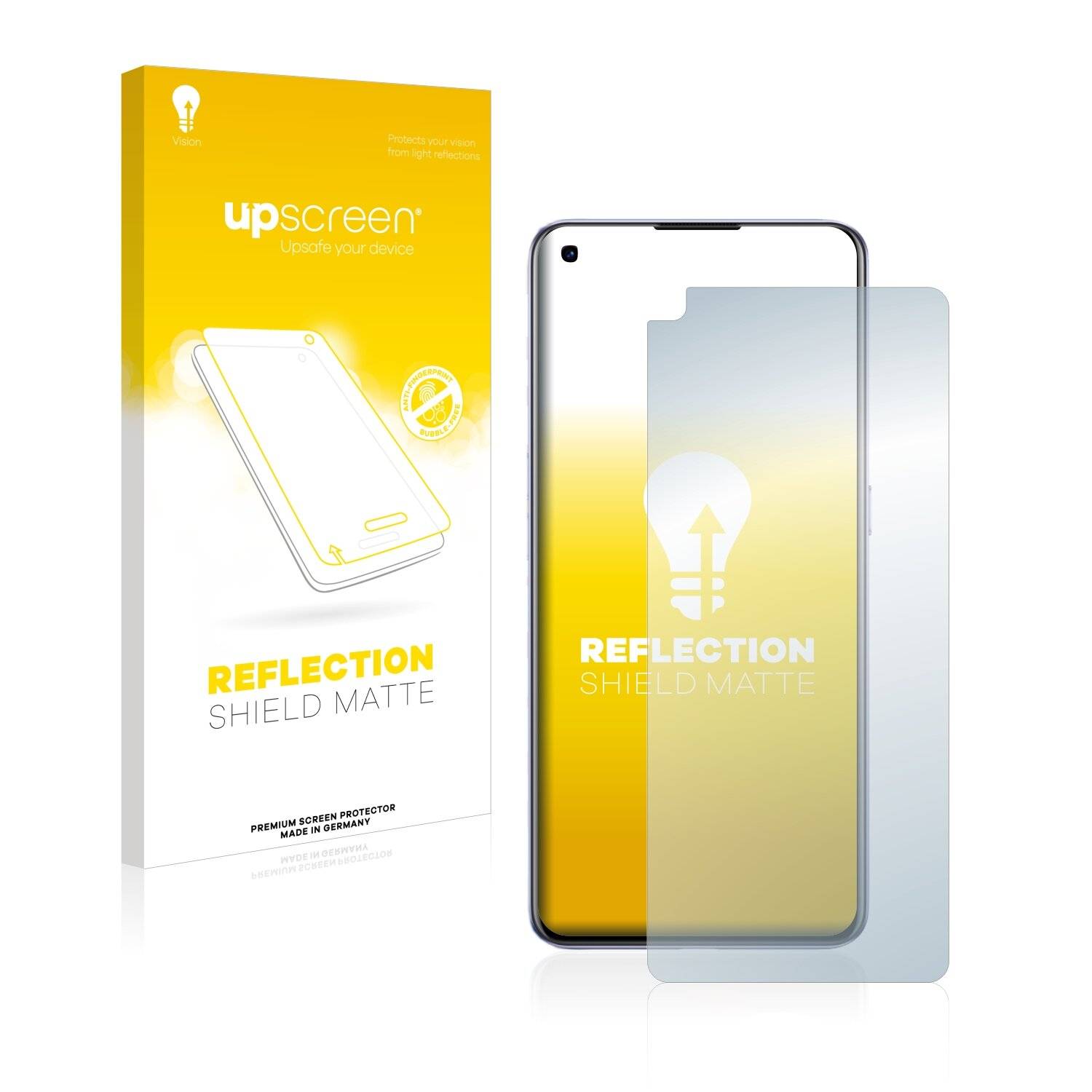 upscreen Reflection Shield Matte Premium Displayschutzfolie für Realme X7