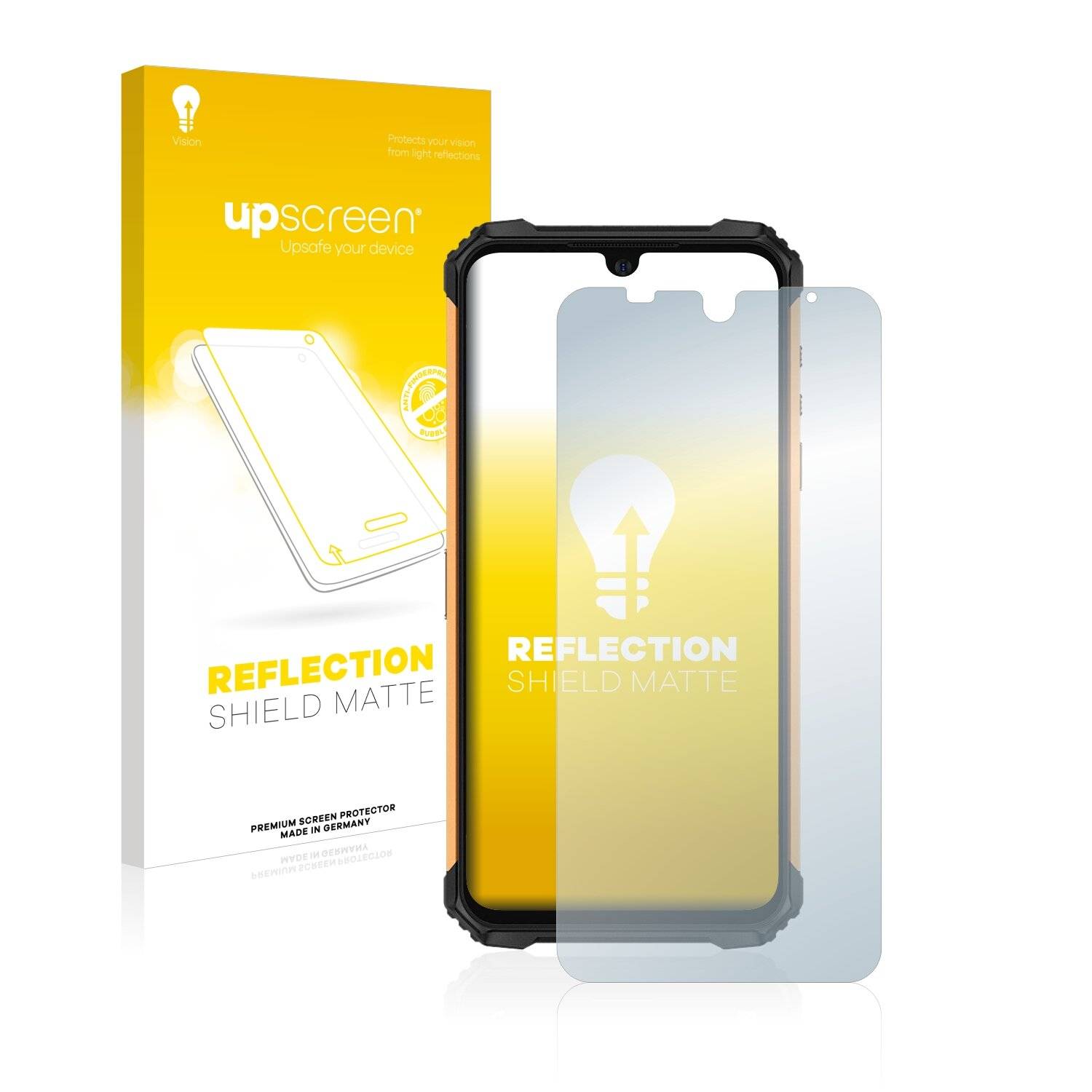 upscreen Reflection Shield Matte Premium Displayschutzfolie für Ulefone Armor