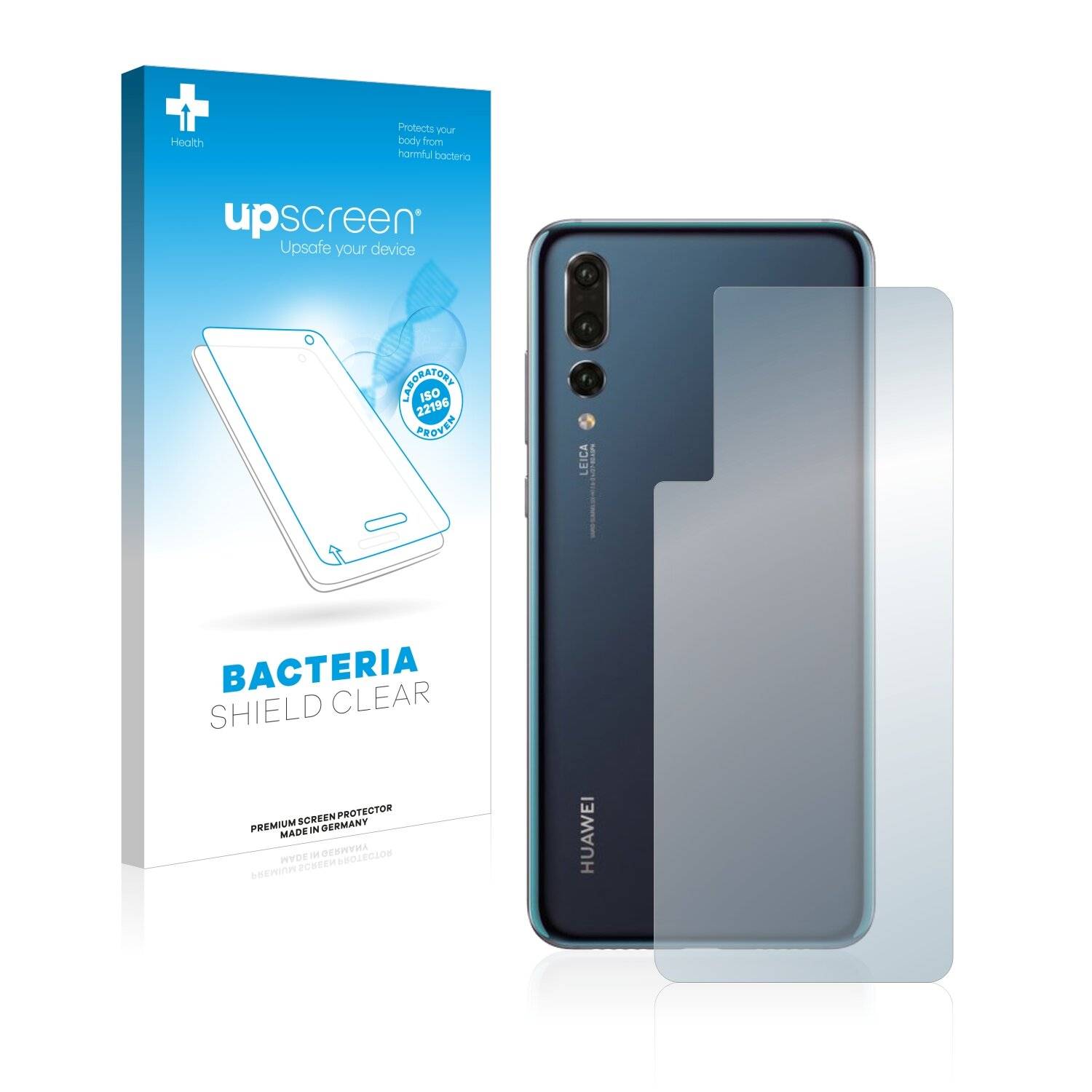 upscreen Bacteria Shield Clear Premium Antibakterielle Displayschutzfolie für Huawei P20