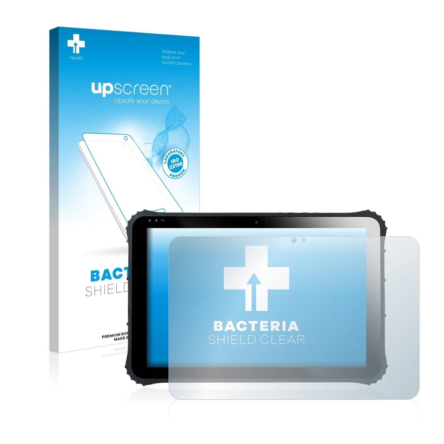 upscreen Bacteria Shield Clear Premium Antibakterielle Displayschutzfolie für Pokini Tab